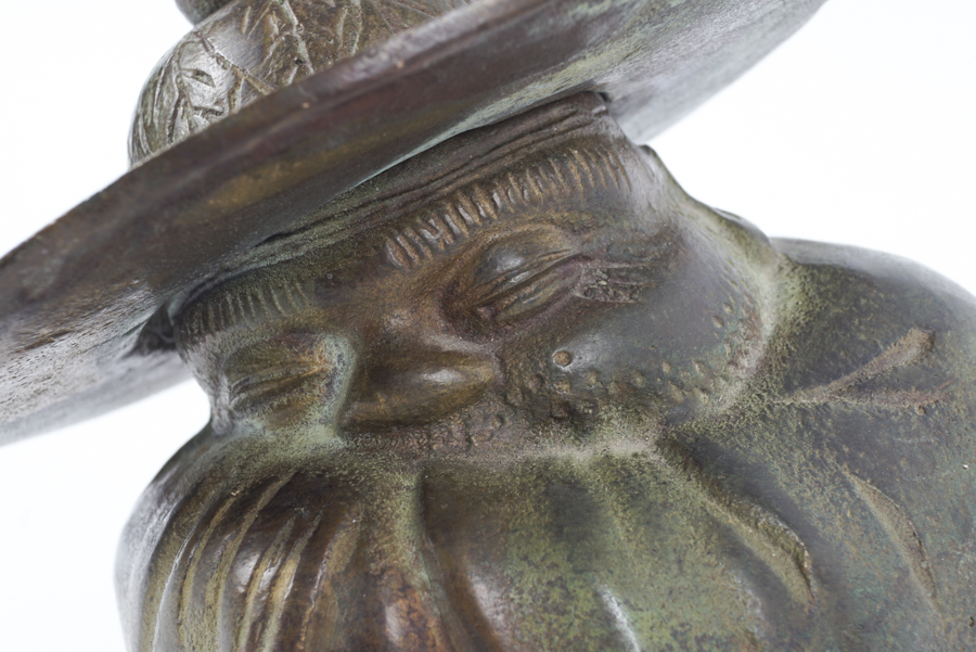 East Asian Cast Metal Figurine