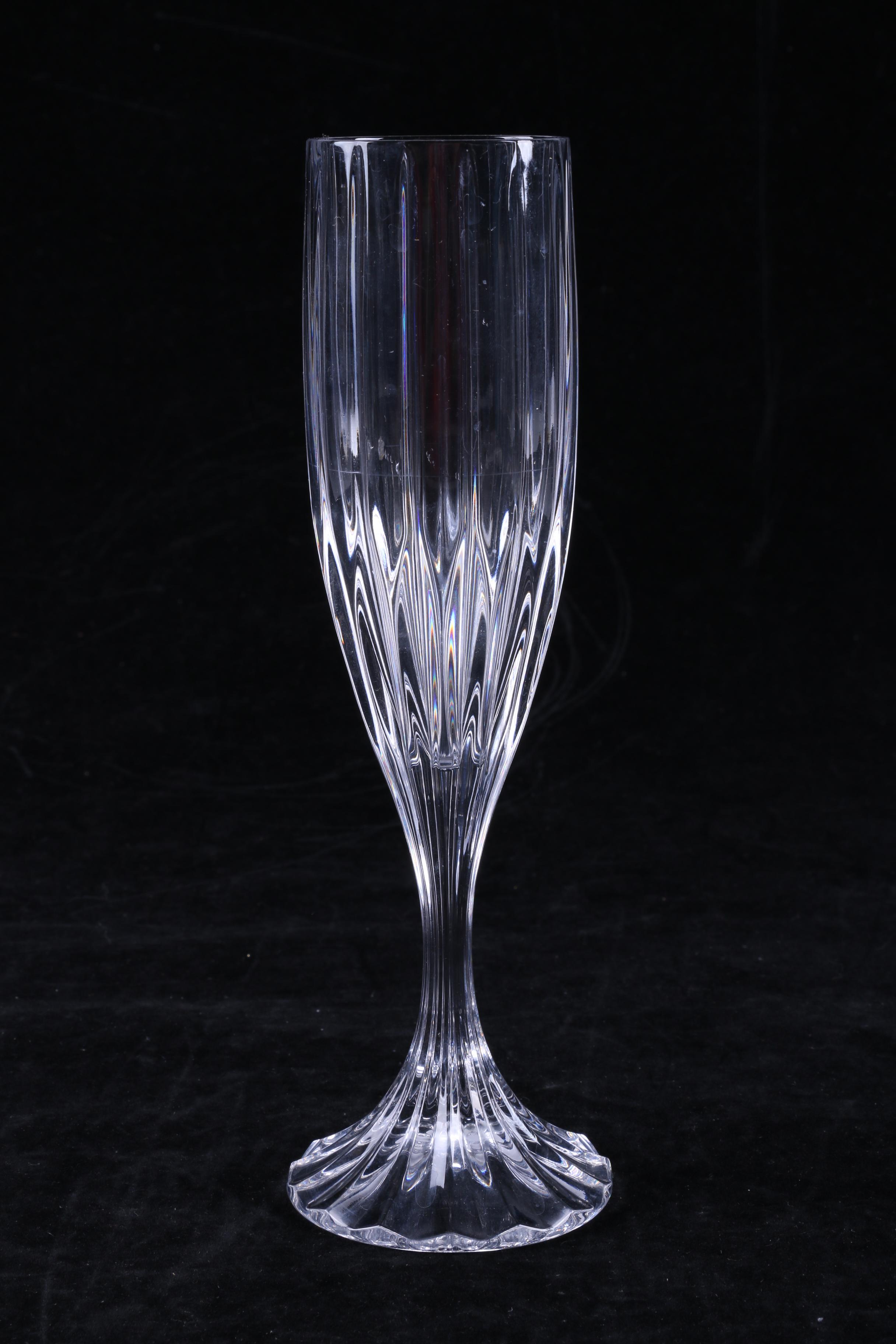 Mikasa "Park Lane" Crystal Champagne Flutes