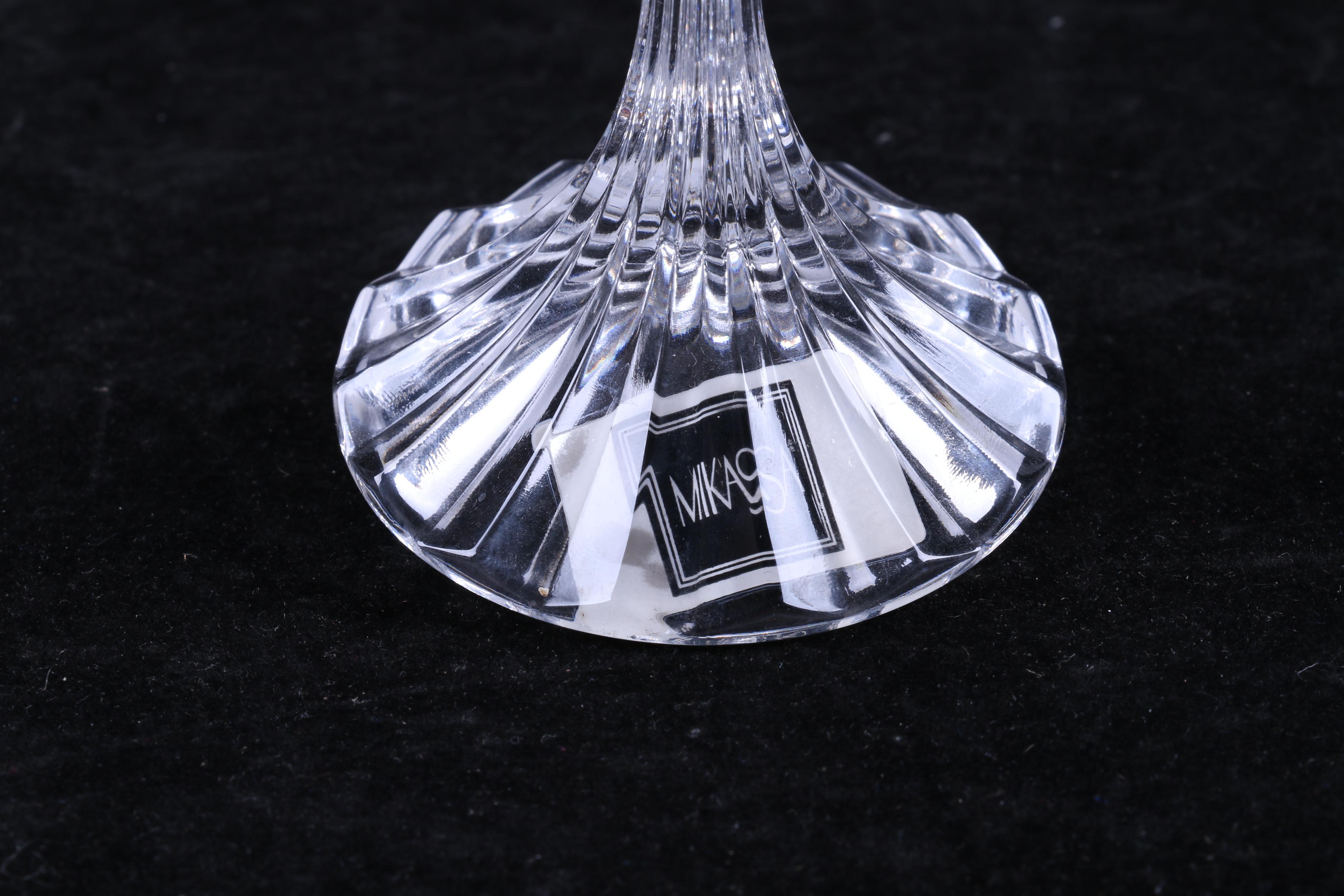Mikasa "Park Lane" Crystal Champagne Flutes