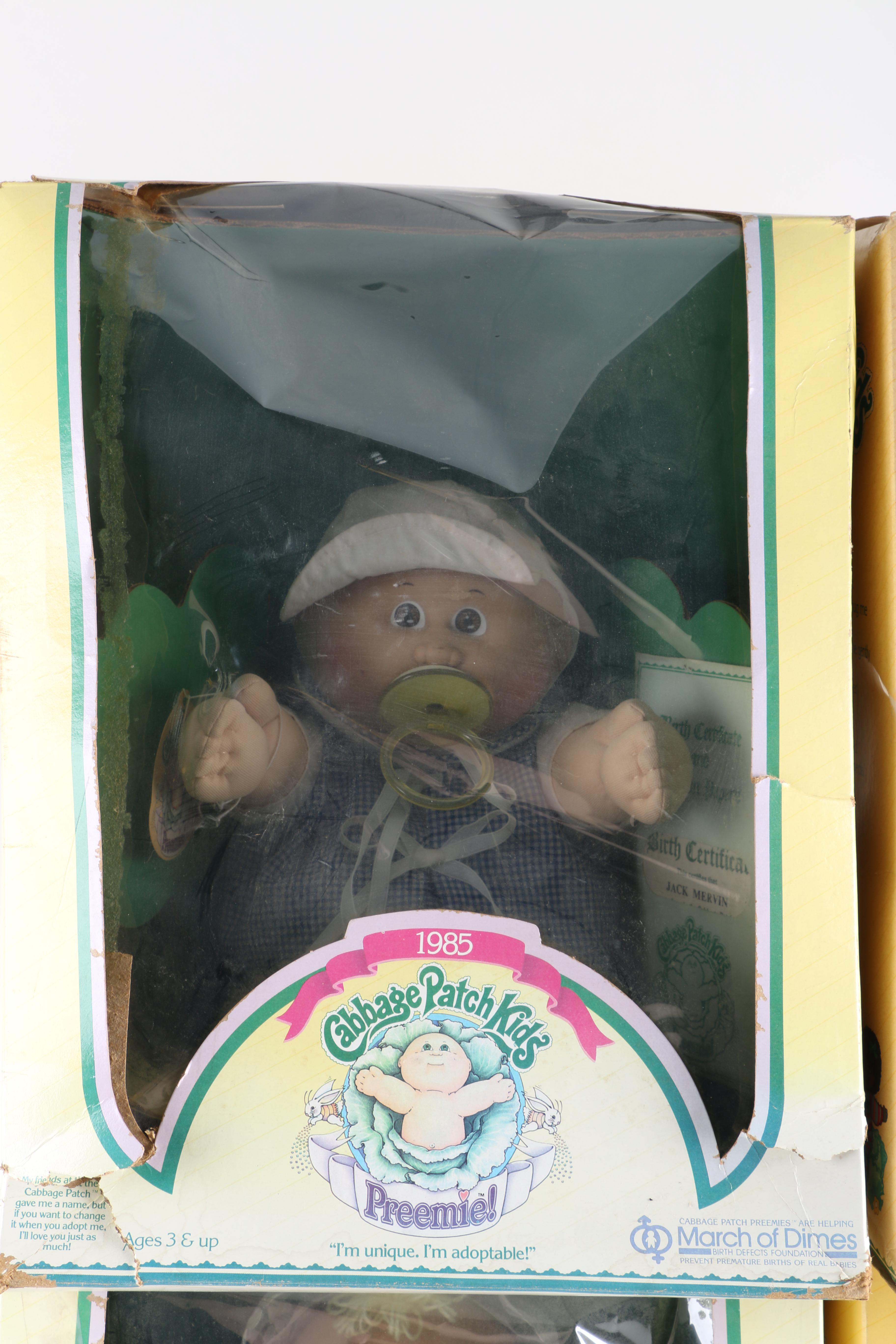 1980s Cabbage Patch Kids Preemies and Babies
