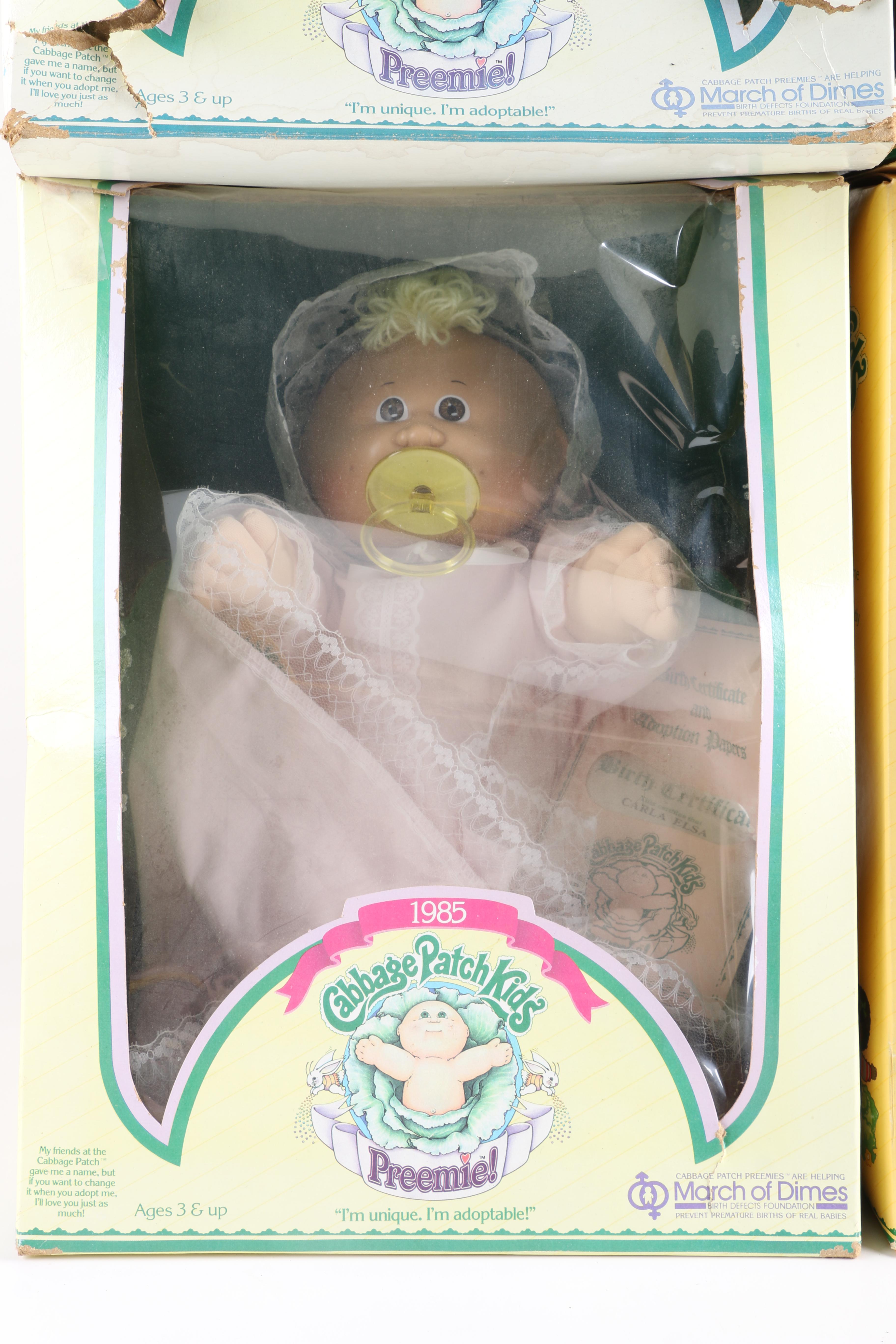 1980s Cabbage Patch Kids Preemies and Babies