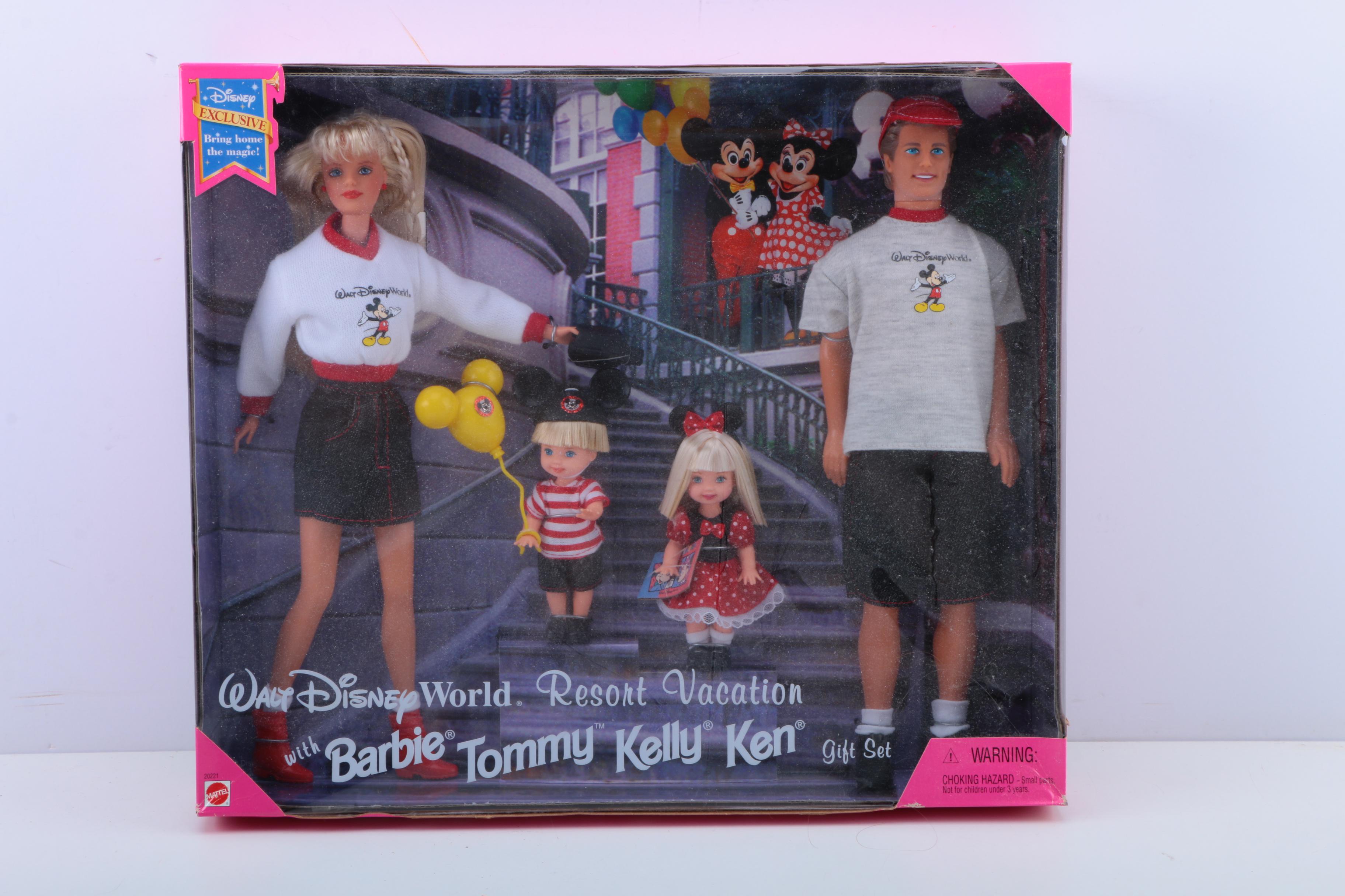 Collection of Disney Themed Barbie Dolls