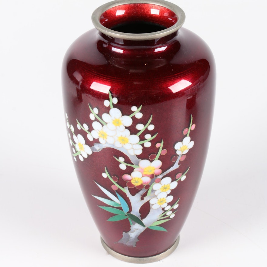 Japanese Cloisonné Vase