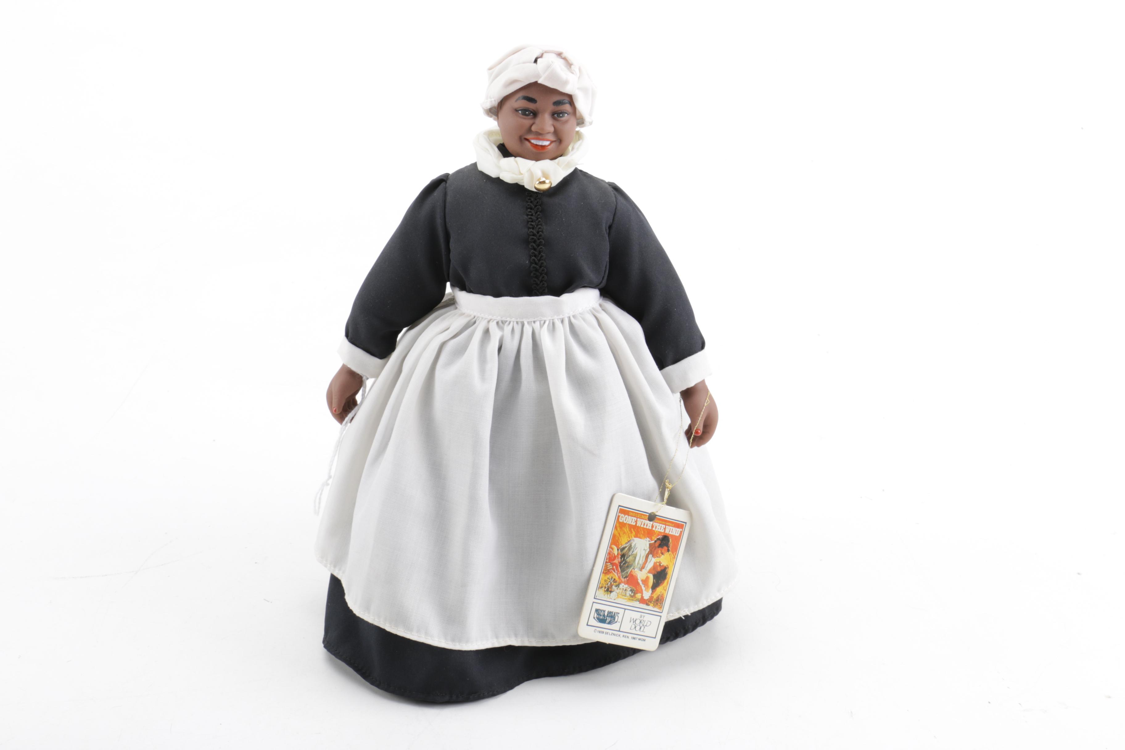 World Doll Gone with the Wind Mammy and Hand Made Dolls
