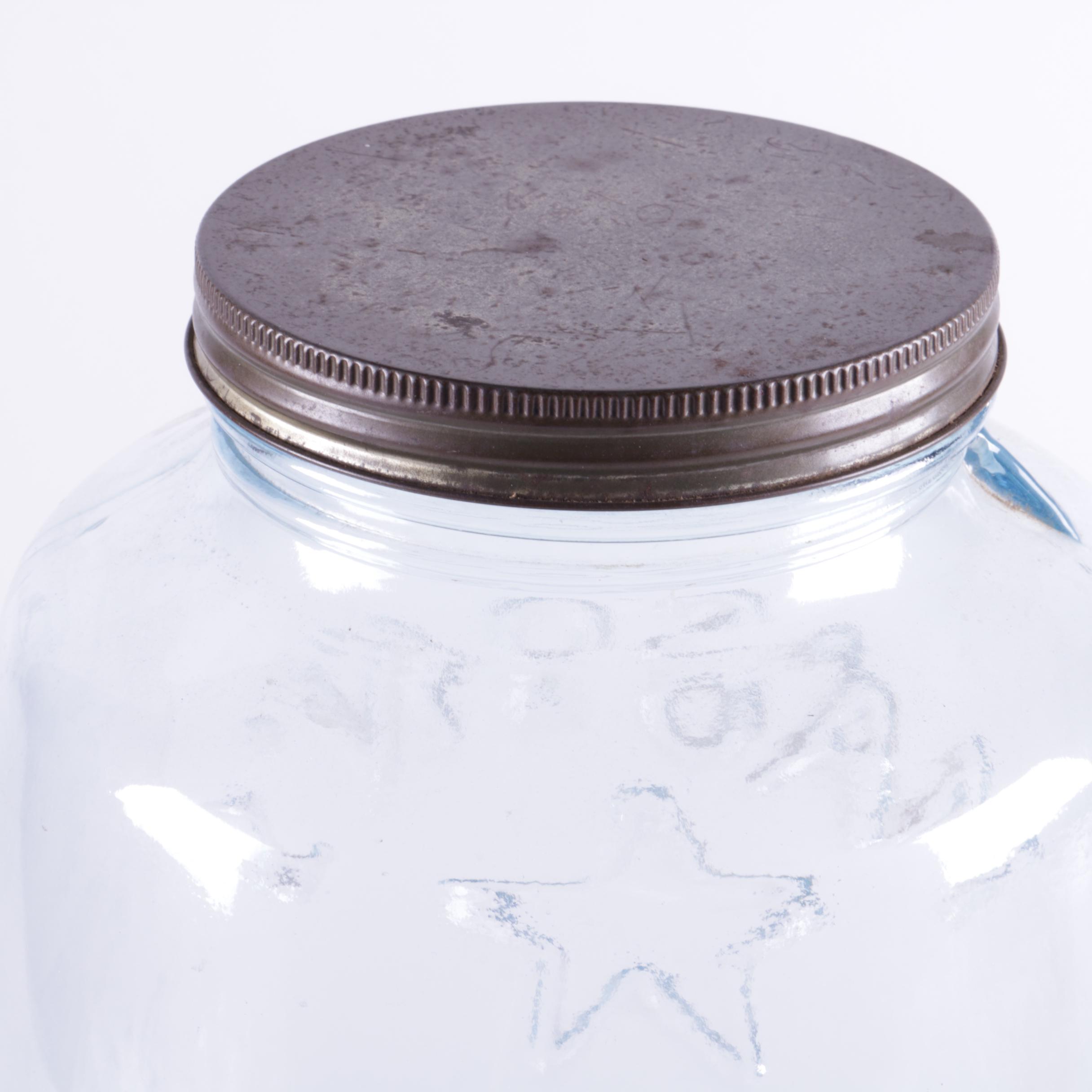 Large Mason Jar with Lid