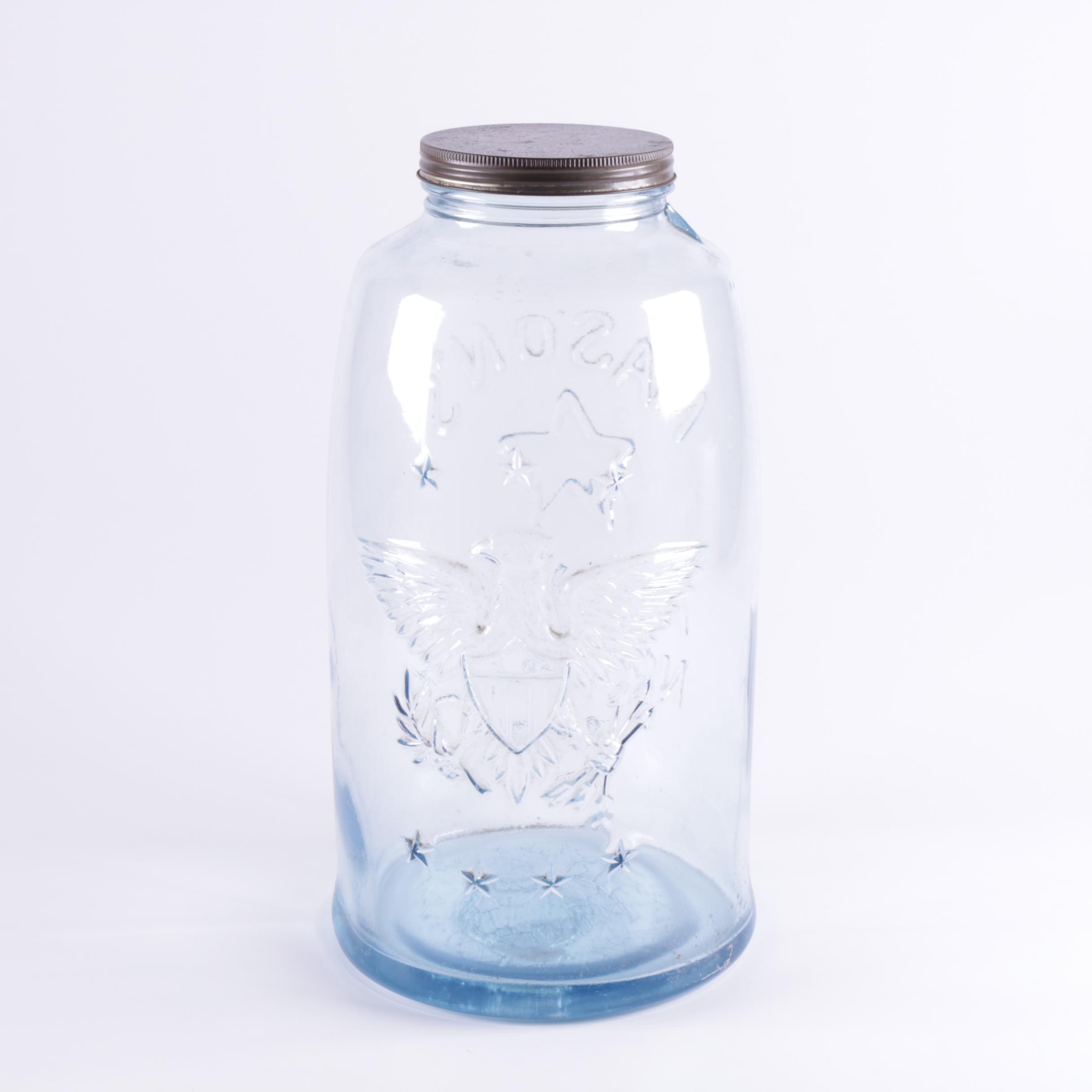 Large Mason Jar with Lid