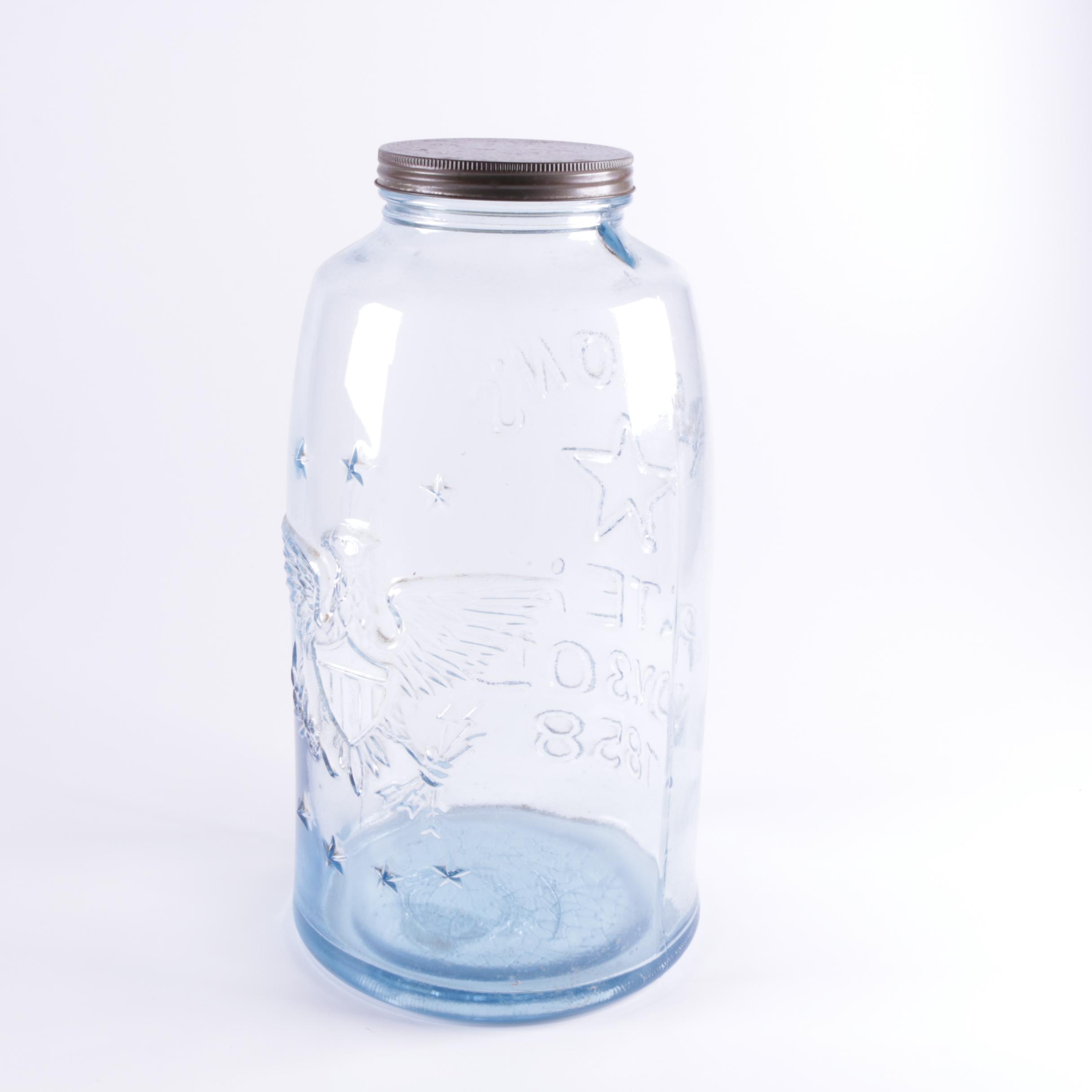 Large Mason Jar with Lid