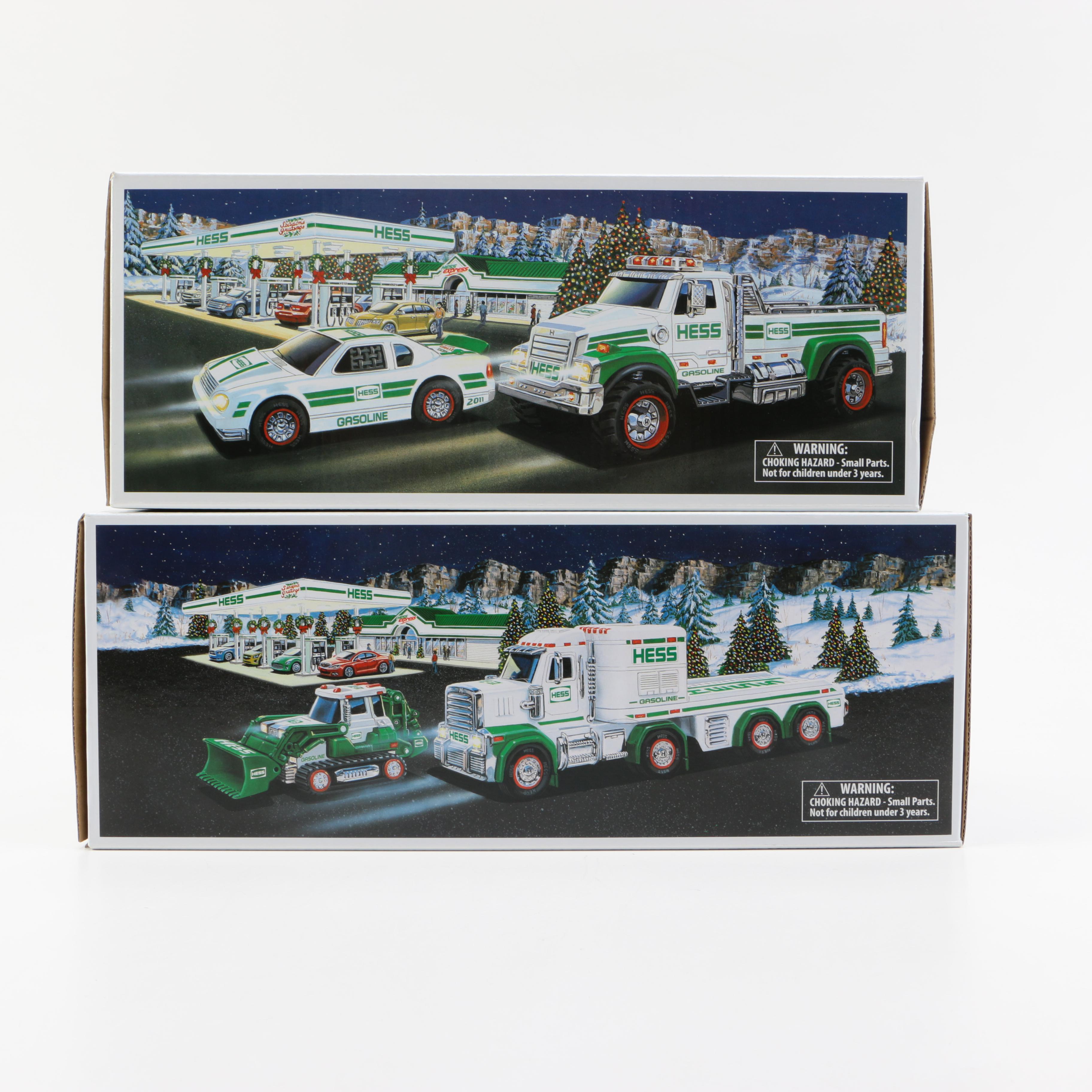 Pair of Hess Trucks