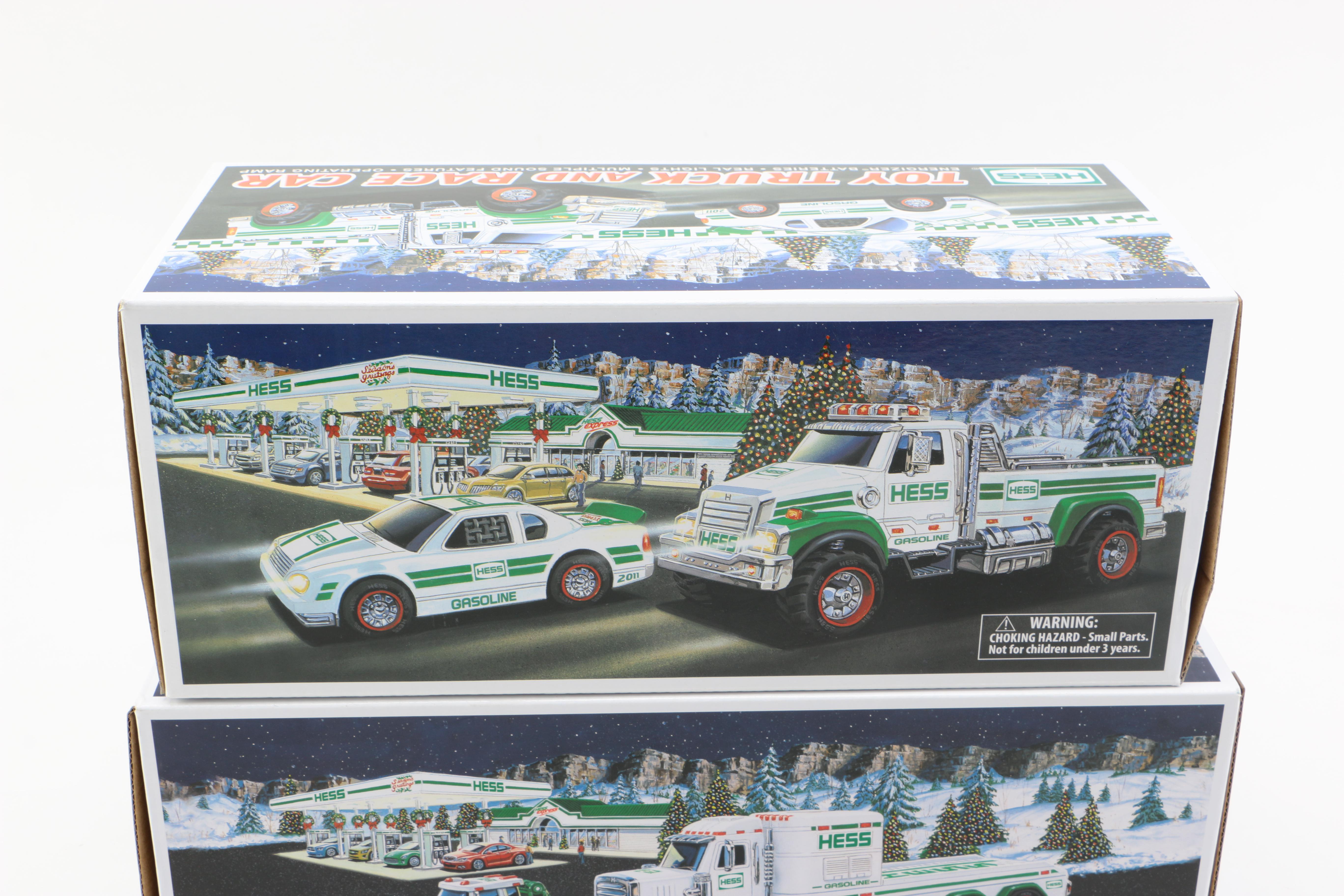Pair of Hess Trucks