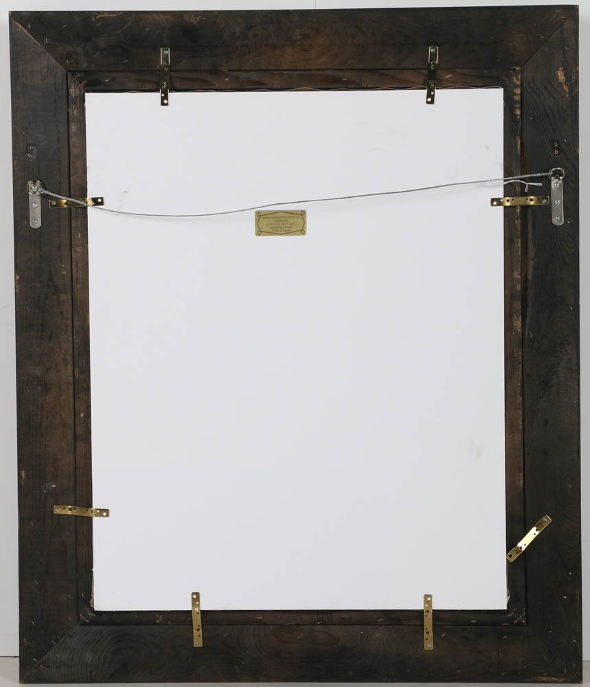 Suzanne Suger Oil Painting on Canvas of an Interior Roomscape