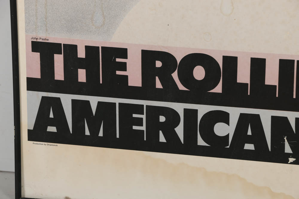 Offset Lithograph Poster "Rolling Stones American Tour 1972"