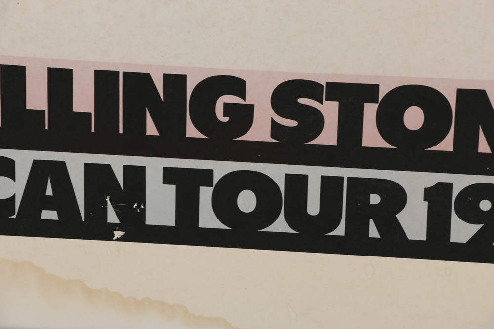 Offset Lithograph Poster "Rolling Stones American Tour 1972"