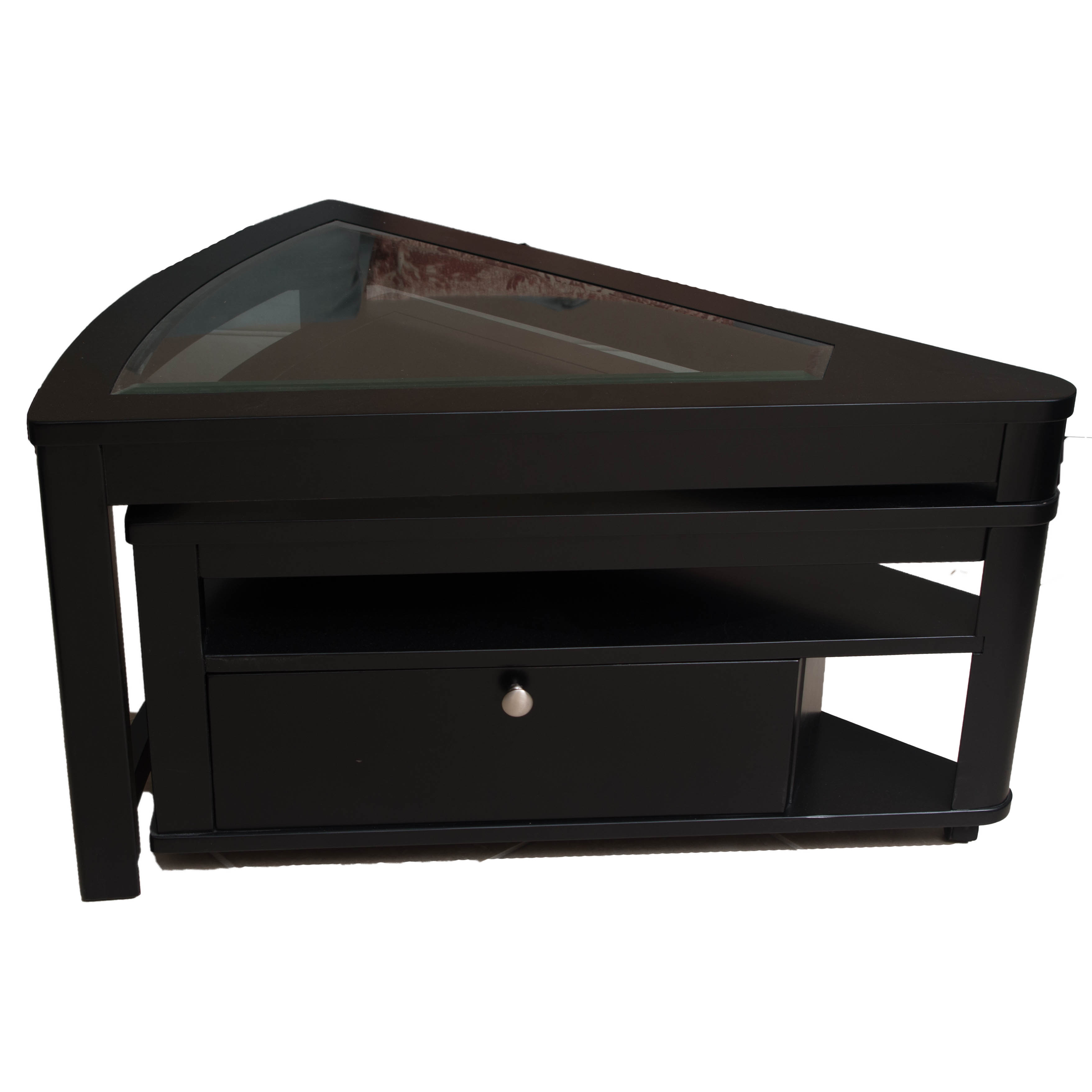 Modernist Expandable Wedge Coffee Table