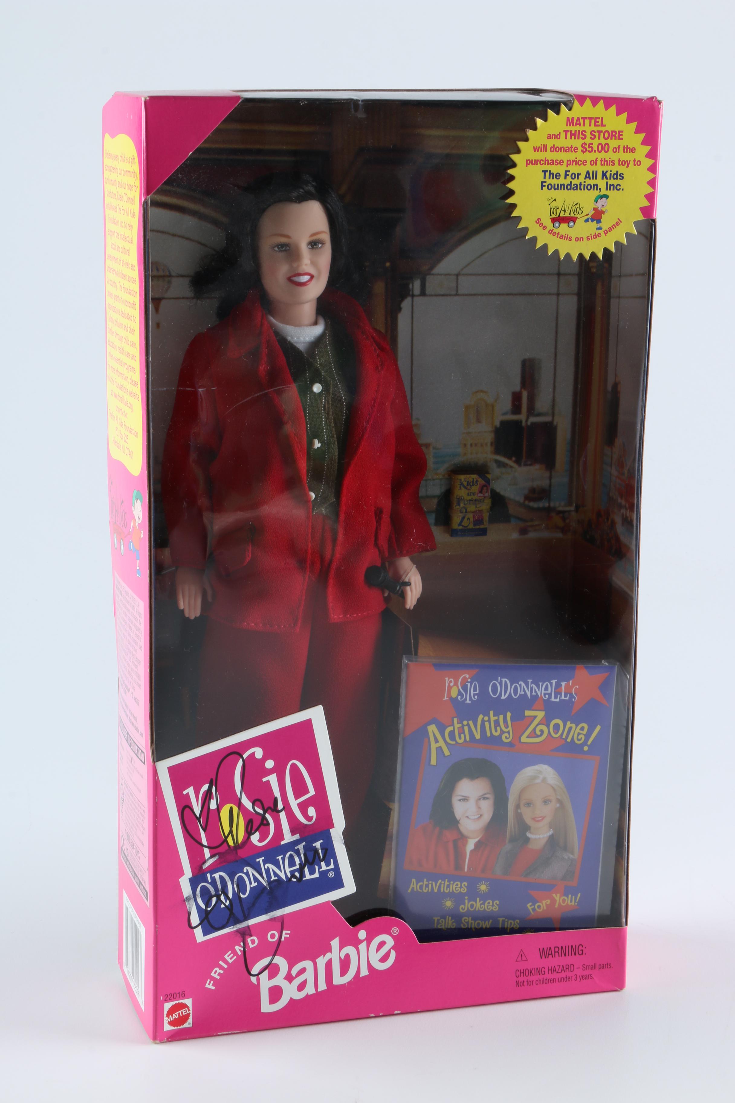 Signed Rosie O'Donnell Dolls And T-Shirt