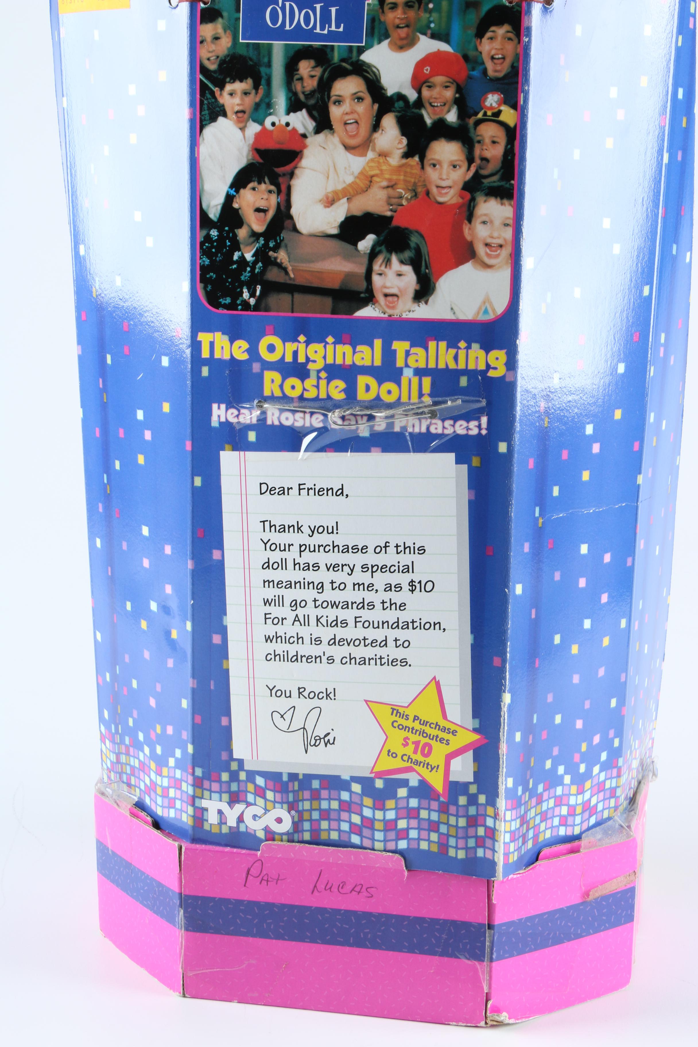 Signed Rosie O'Donnell Dolls And T-Shirt