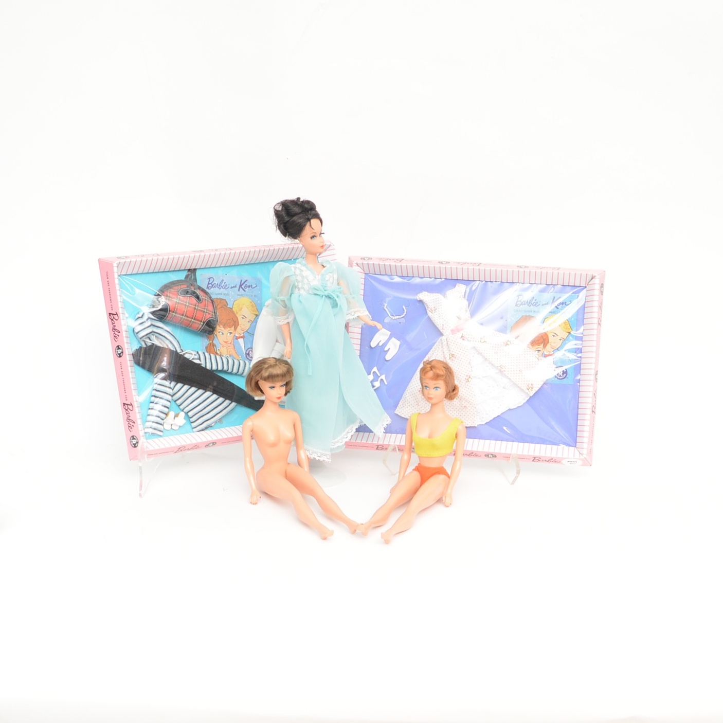 Reproduction Barbies, Midge, American Girl and Flip