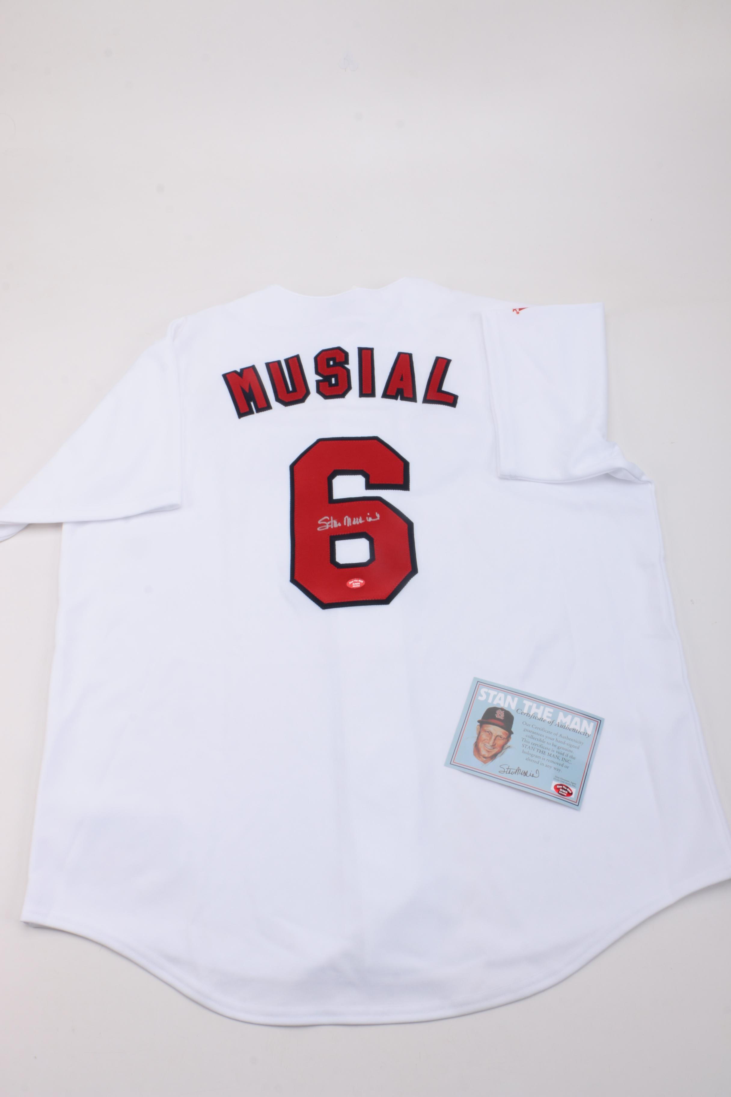 Signed and Unsigned Stan Musial Memorabilia