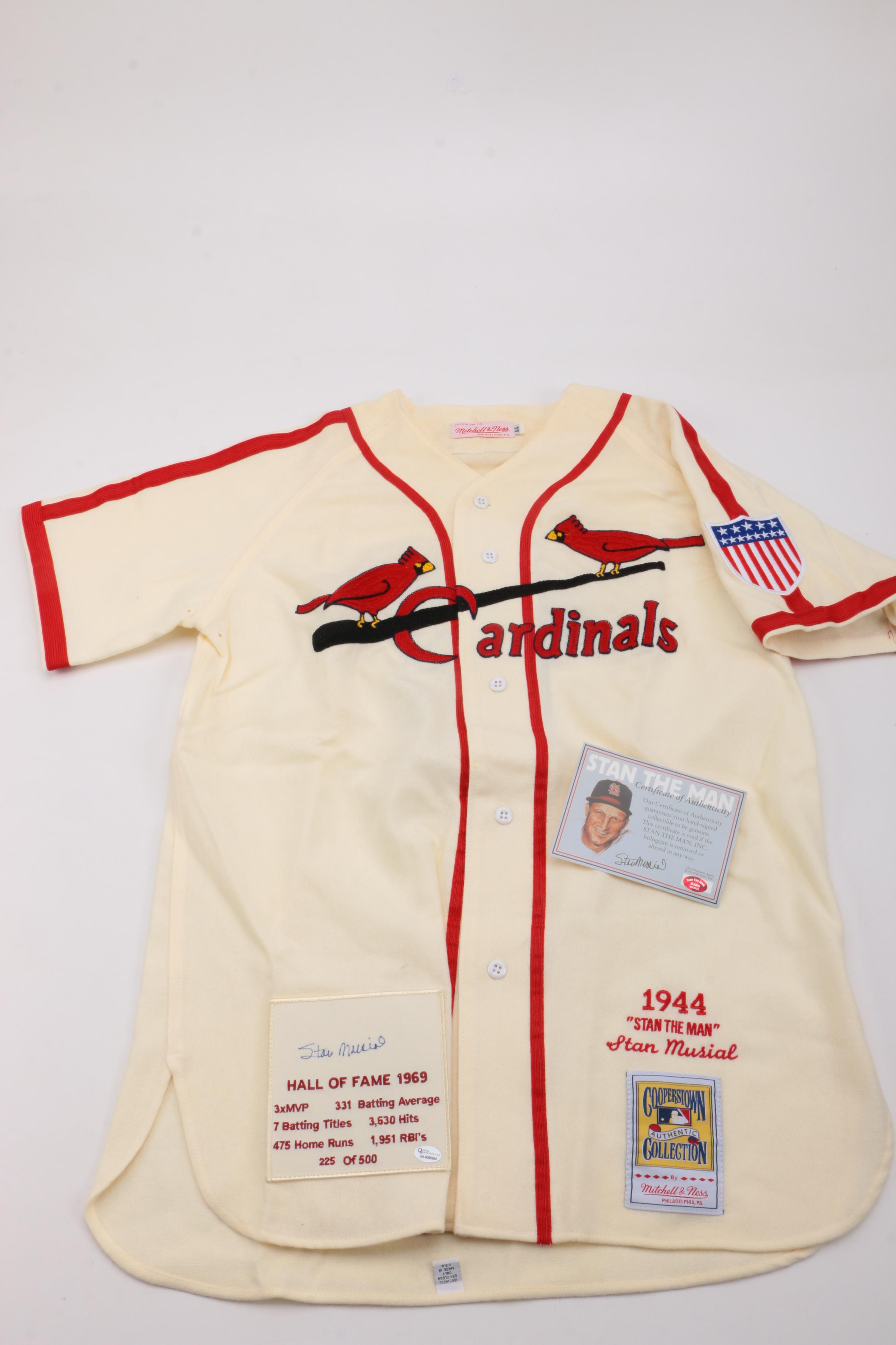 Signed and Unsigned Stan Musial Memorabilia