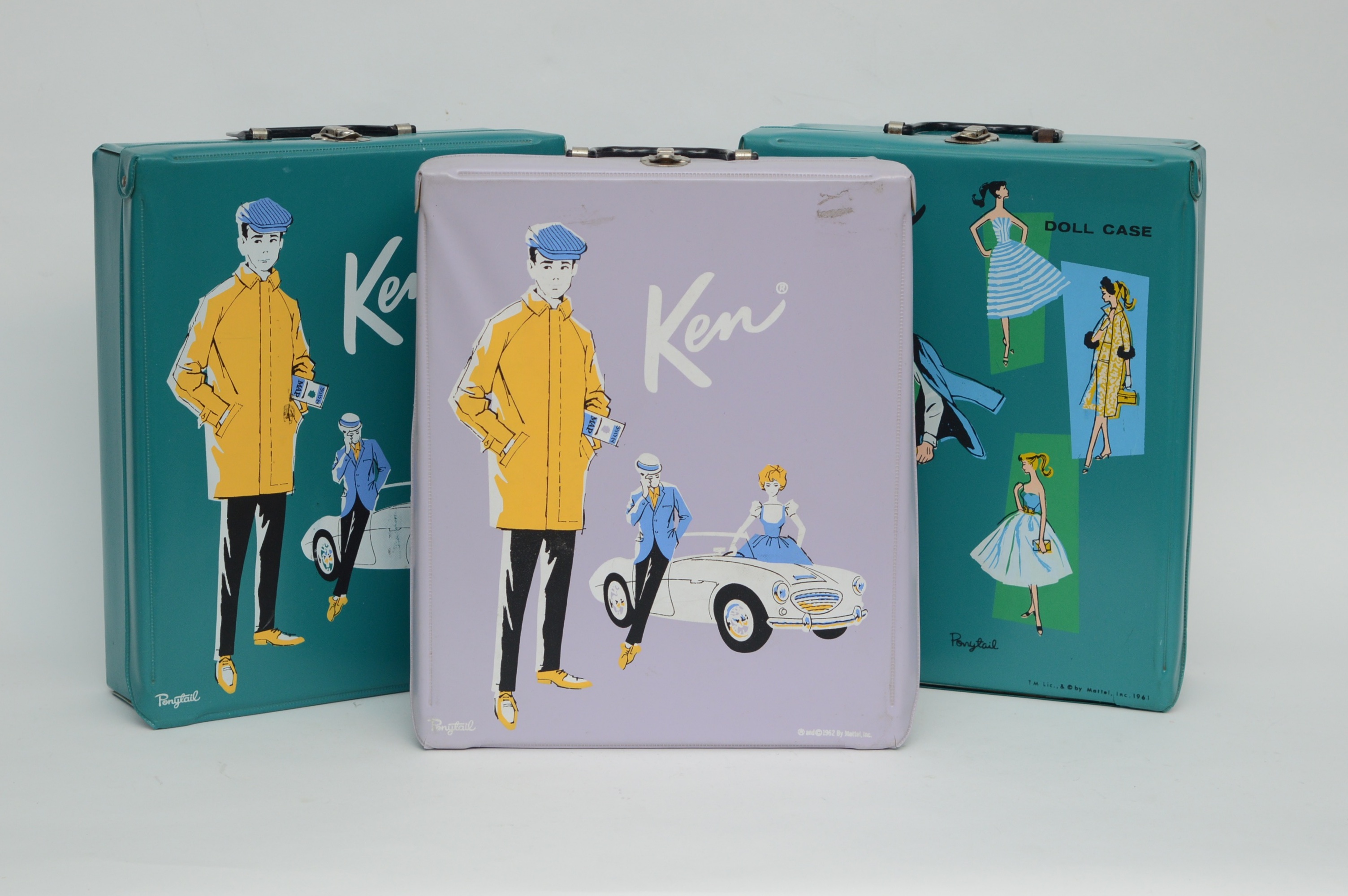 Vintage Ken Doll with Carrying Case and Accessories