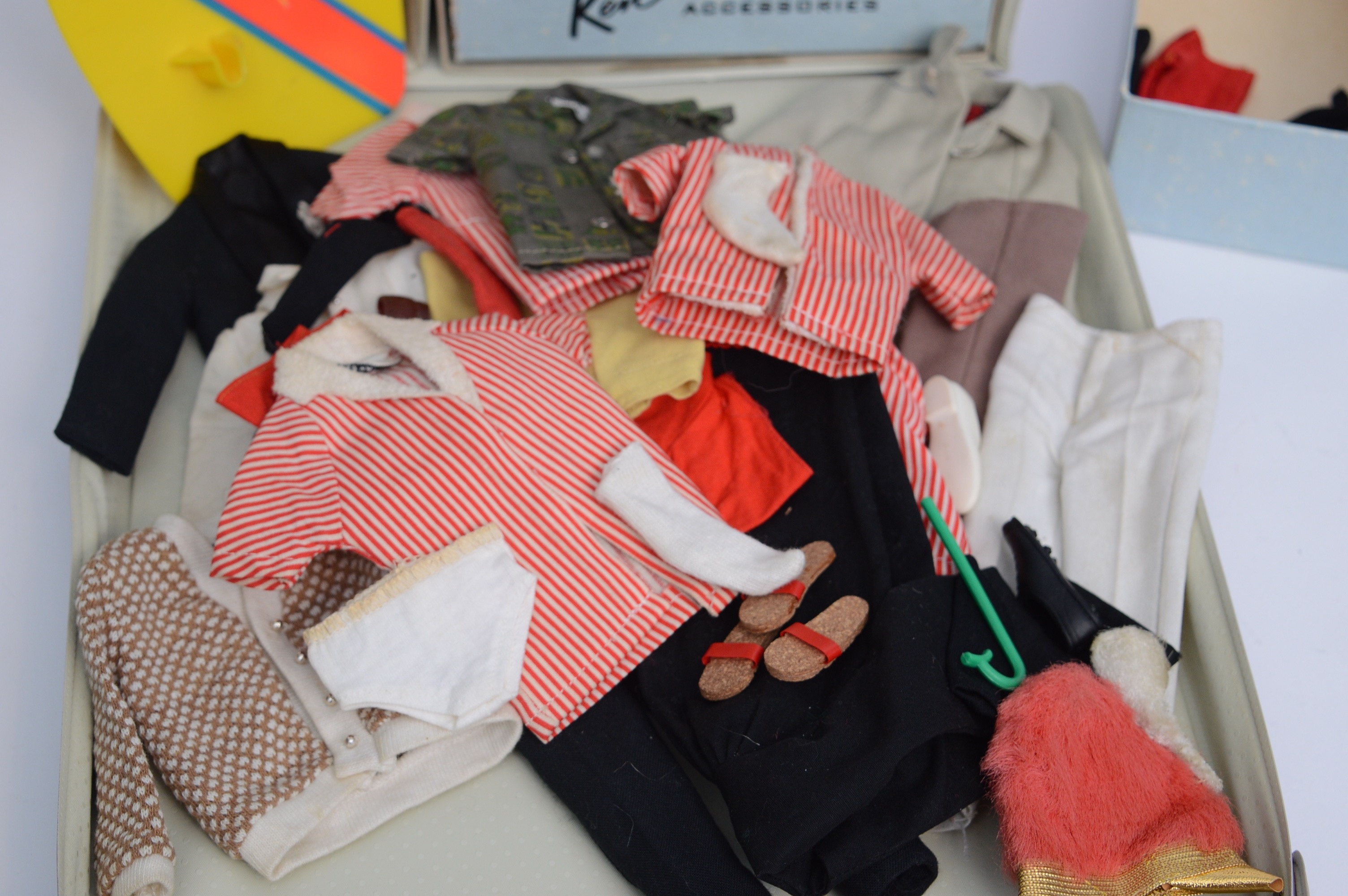 Vintage Ken Doll with Carrying Case and Accessories