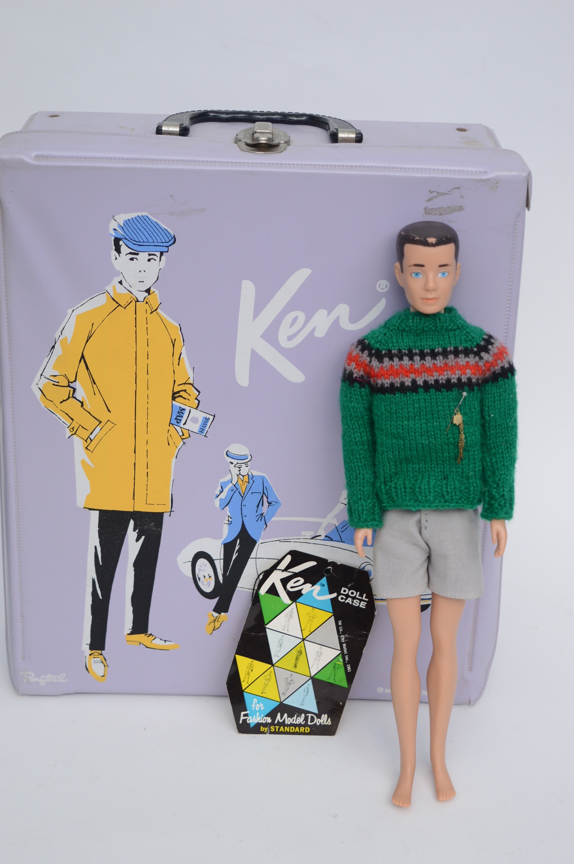 Vintage Ken Doll with Carrying Case and Accessories