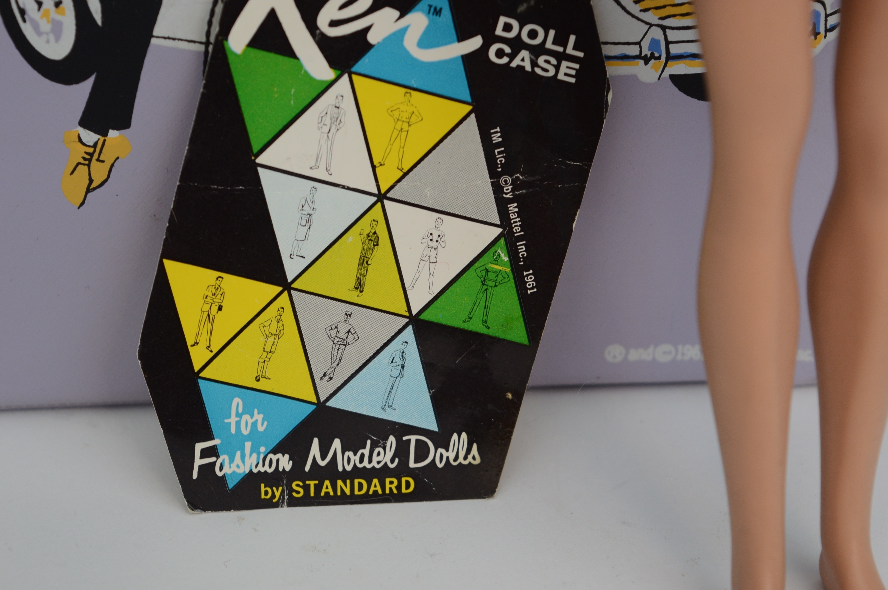 Vintage Ken Doll with Carrying Case and Accessories