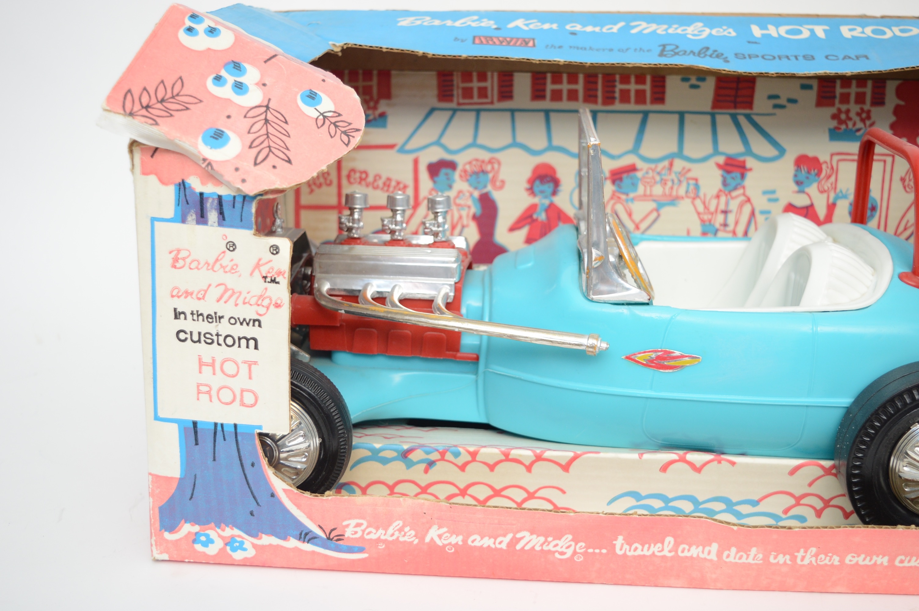 1963 Barbie, Ken and Midge's Hot Rod