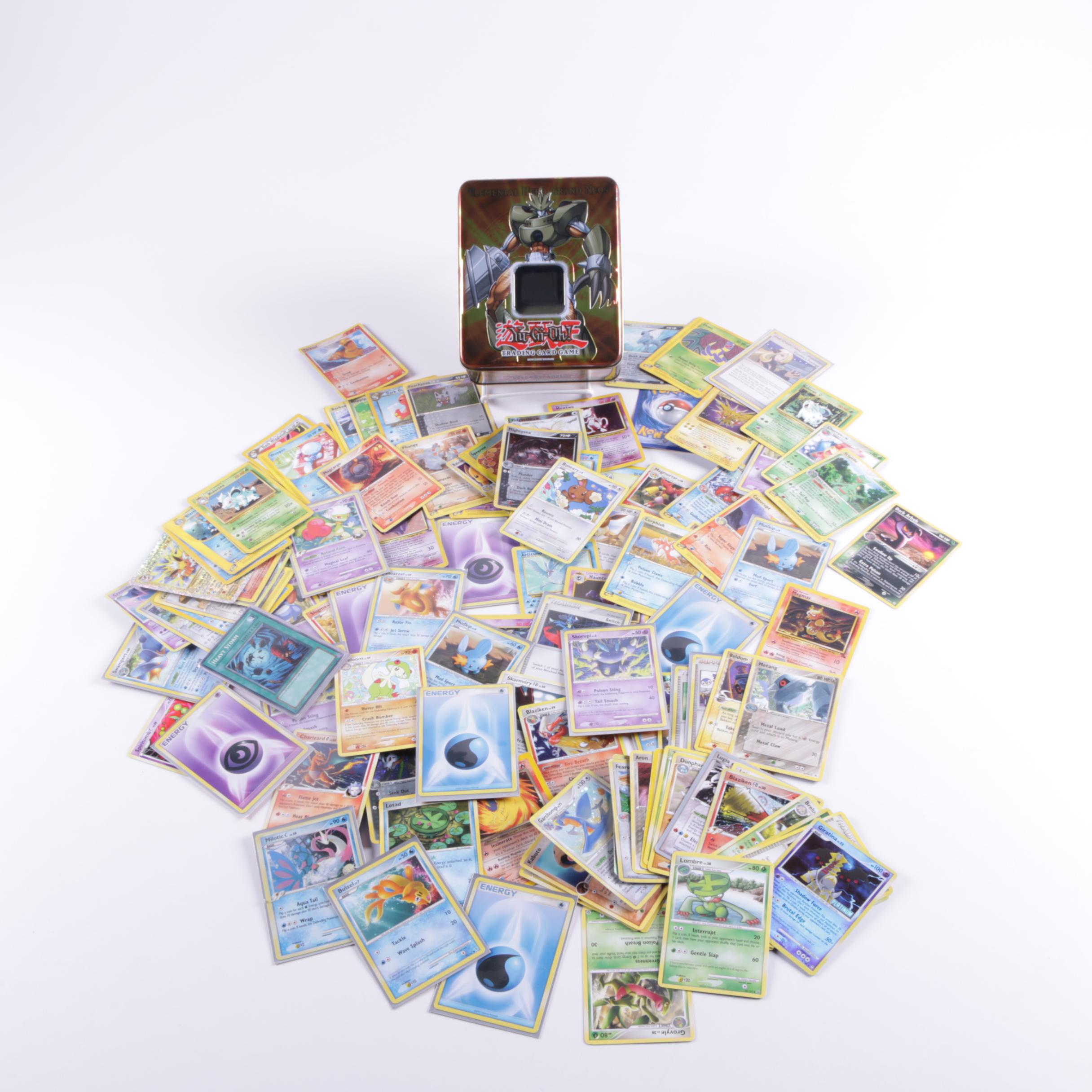 Pokémon and Yu-Gi-Oh! Cards