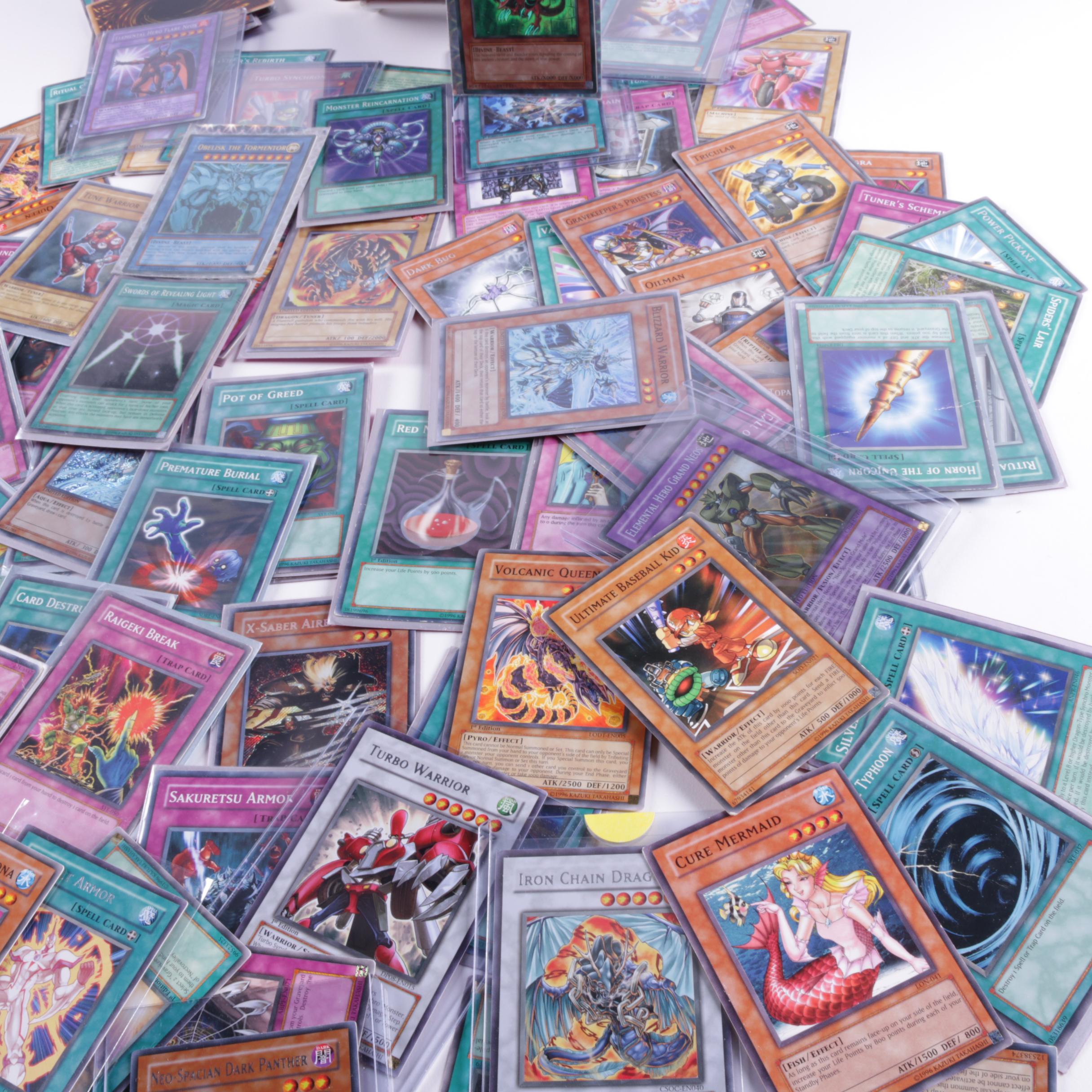 Pokémon and Yu-Gi-Oh! Cards