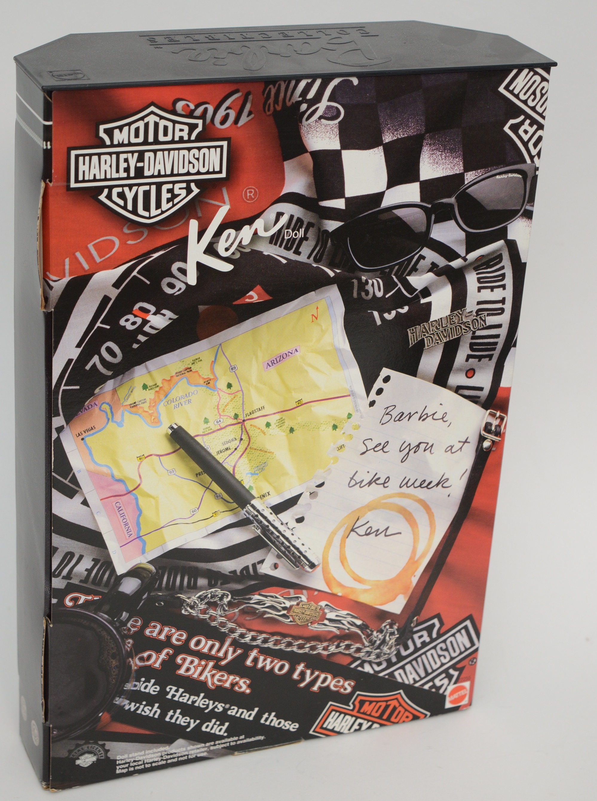 Harley Davidson Collector's Ken Doll with Motorcycle