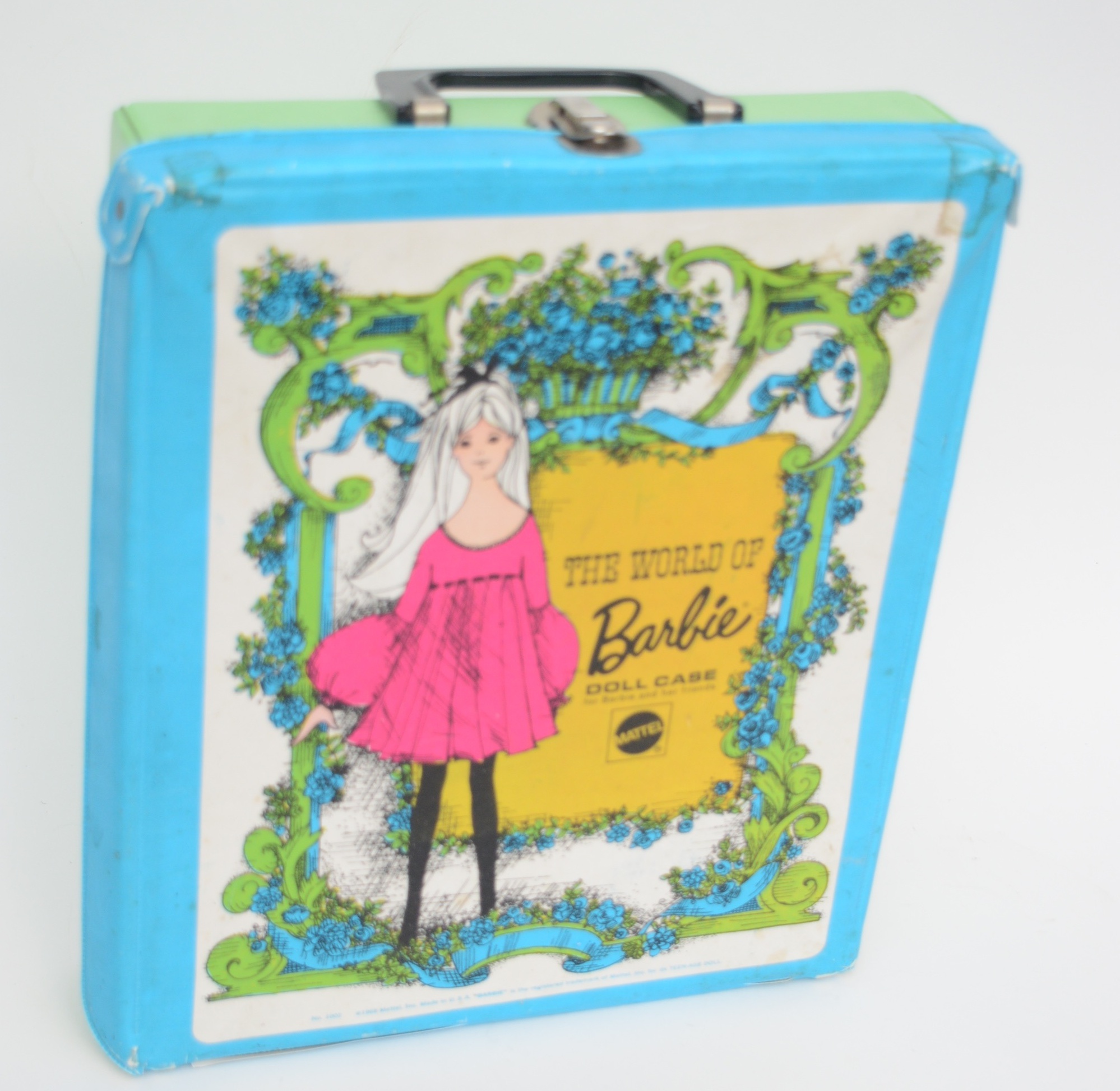 Vintage Skipper and Barbie Carrying Cases and Handmade Barbie Clothes