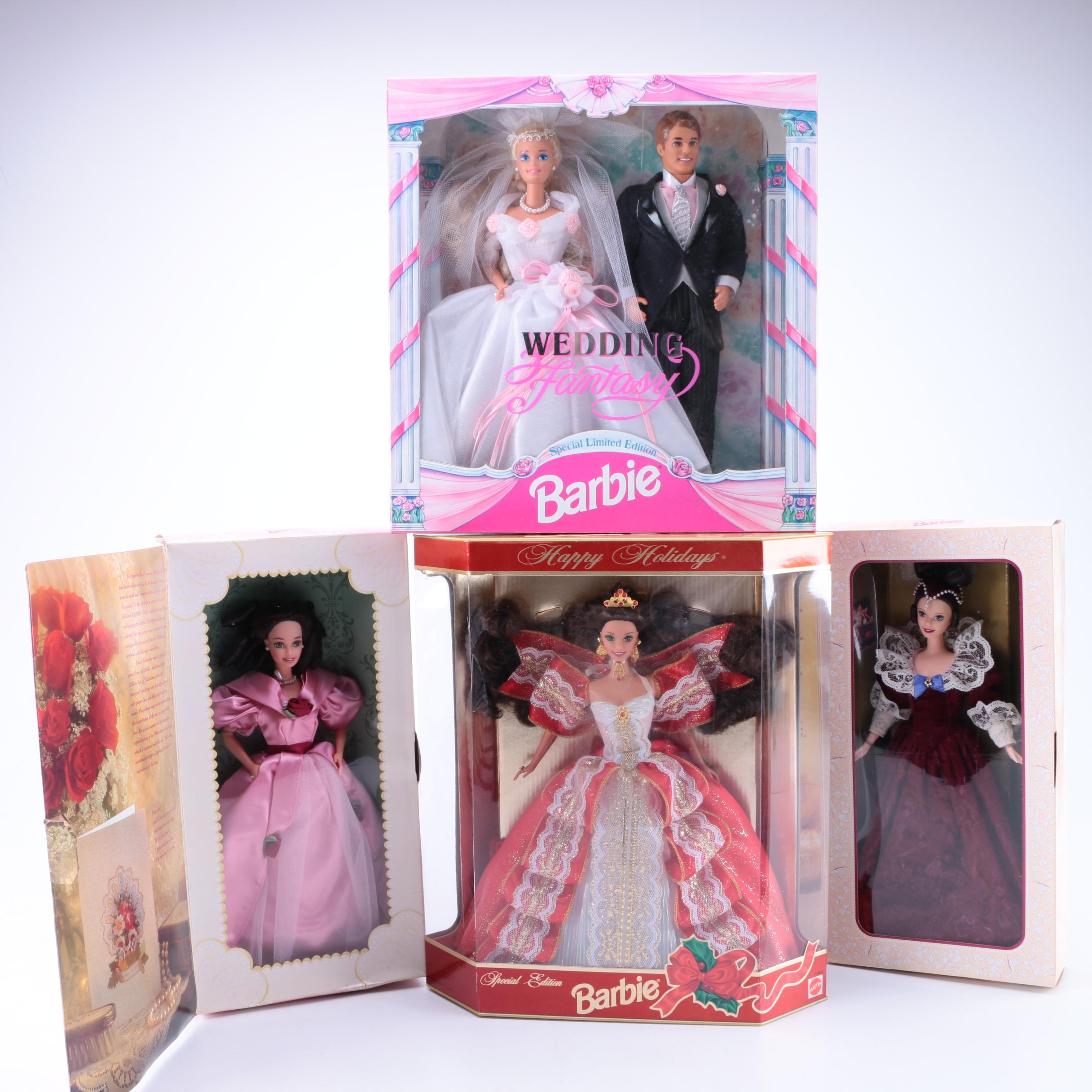 Valentine's, Wedding, and Holiday Barbies