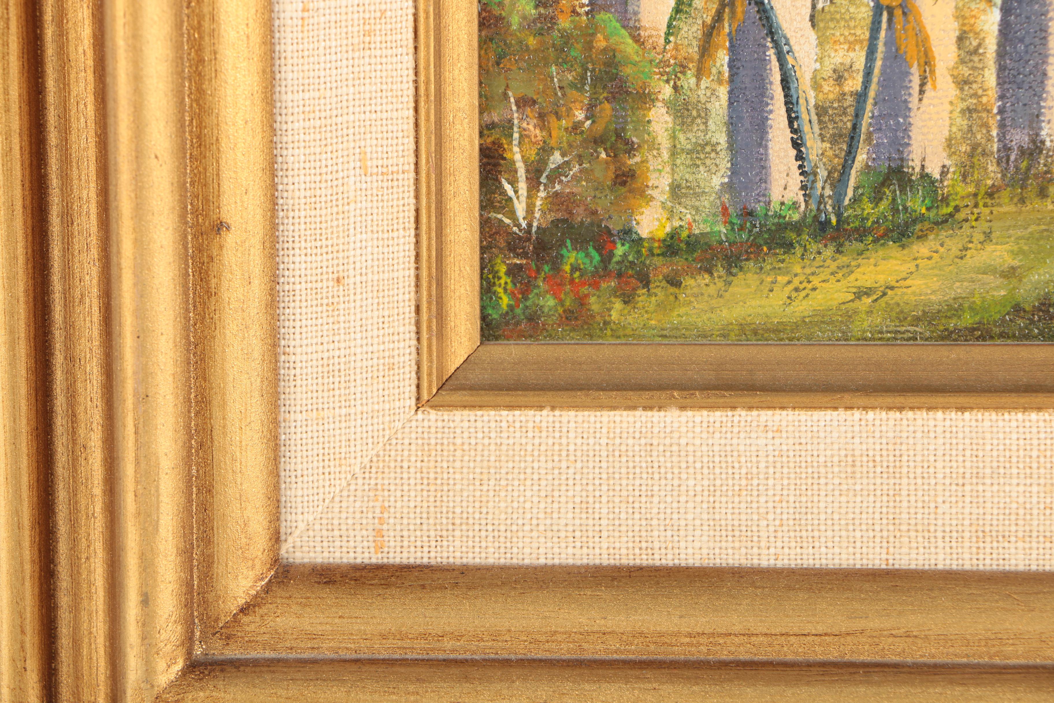 Klara Komlos Acrylic Painting of Cabrillo Bridge