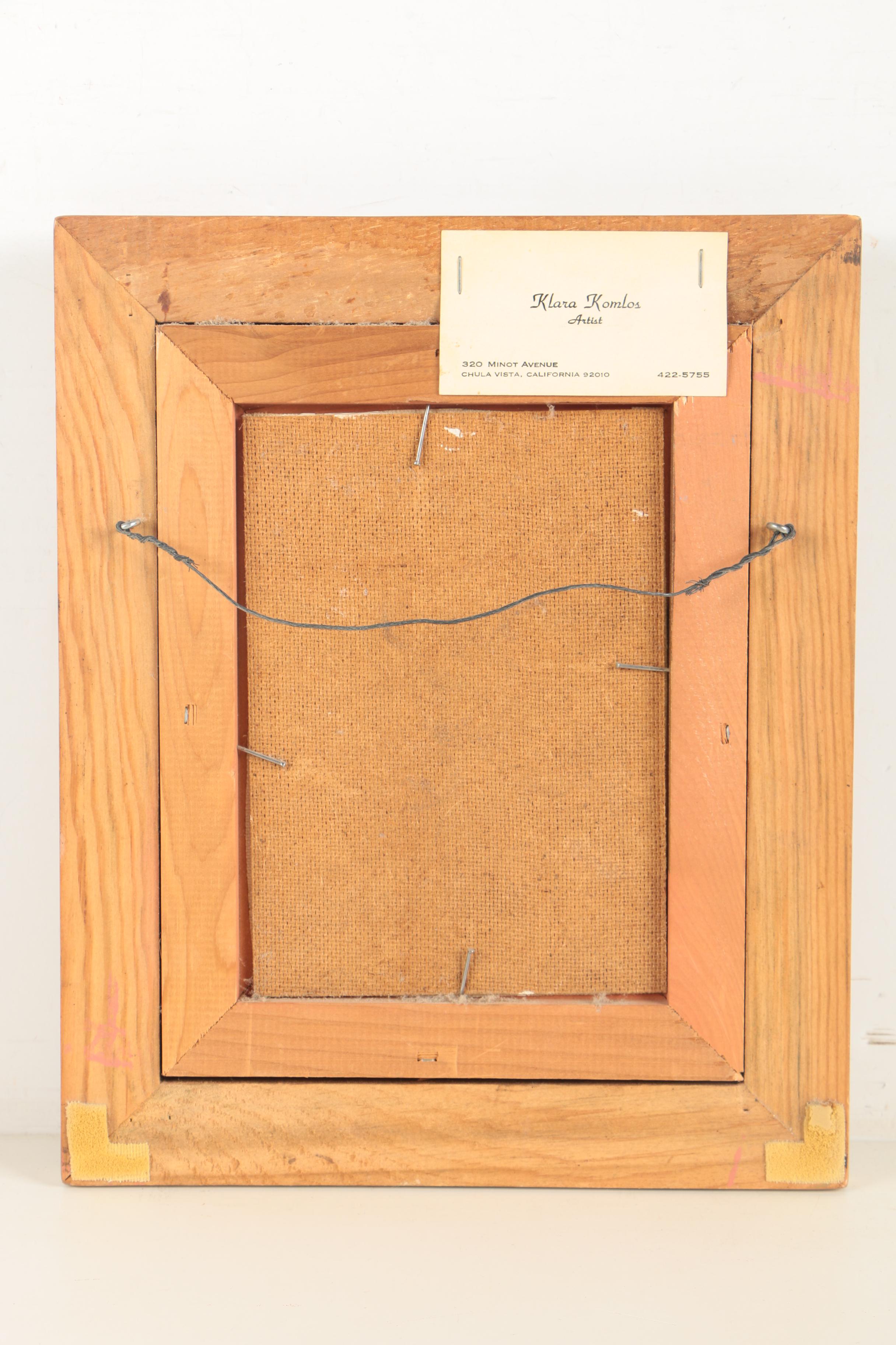 Klara Komlos Acrylic Painting of Cabrillo Bridge