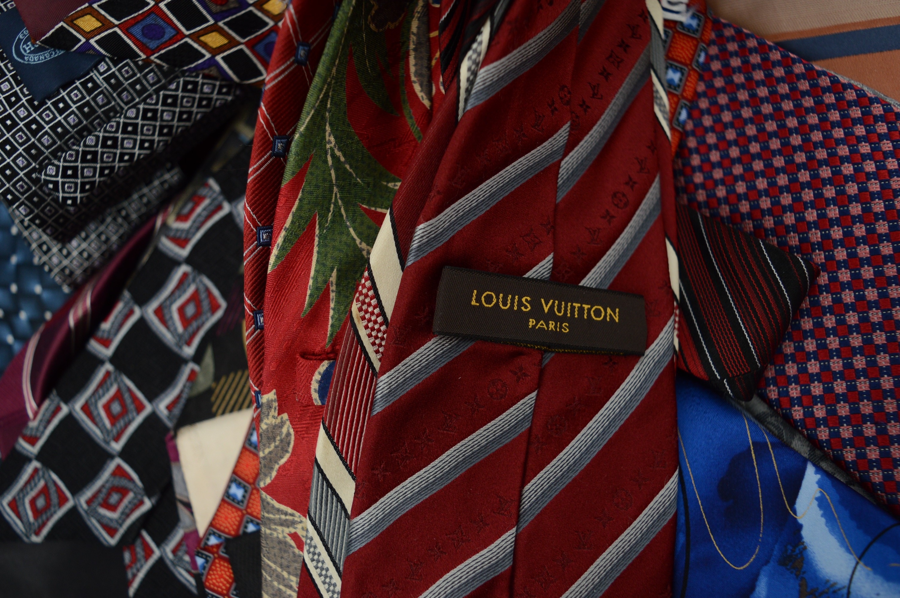 Neckties Including Louis Vuitton