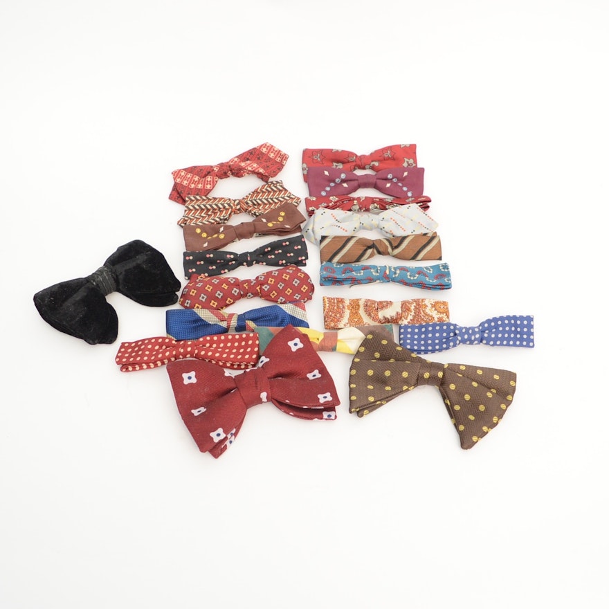 Vintage Clip-On Bow Ties