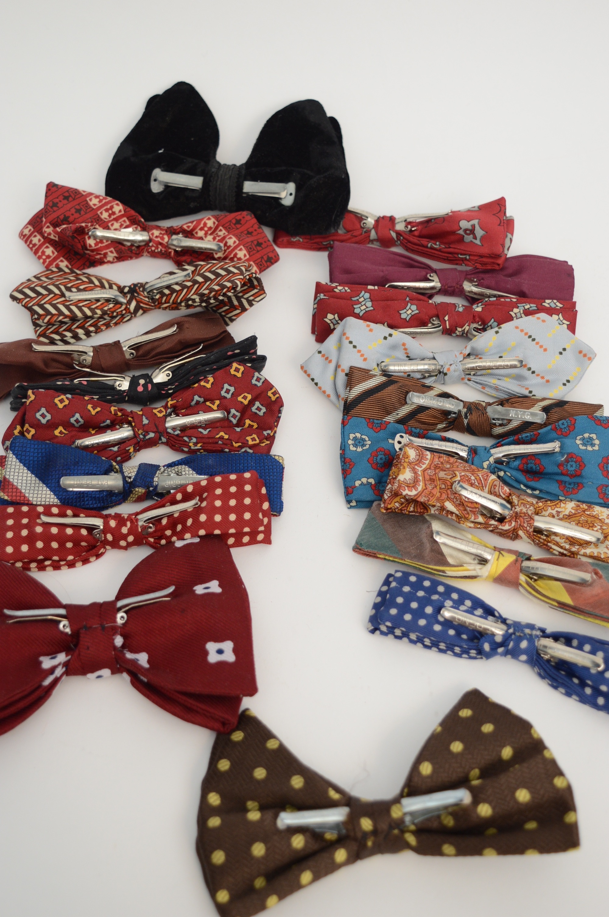 Vintage Clip-On Bow Ties