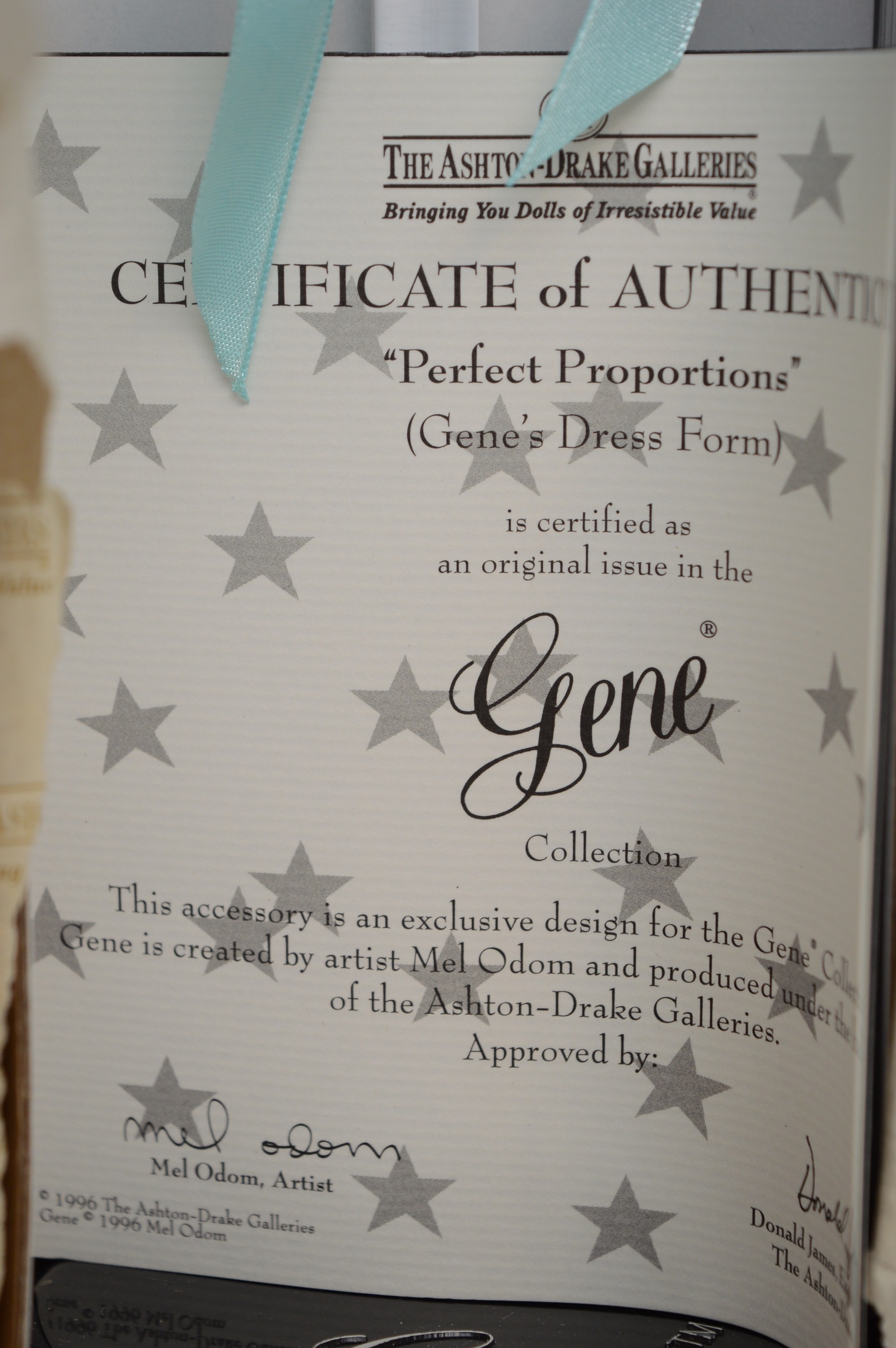 Gene Doll Acrylic Dress Stands