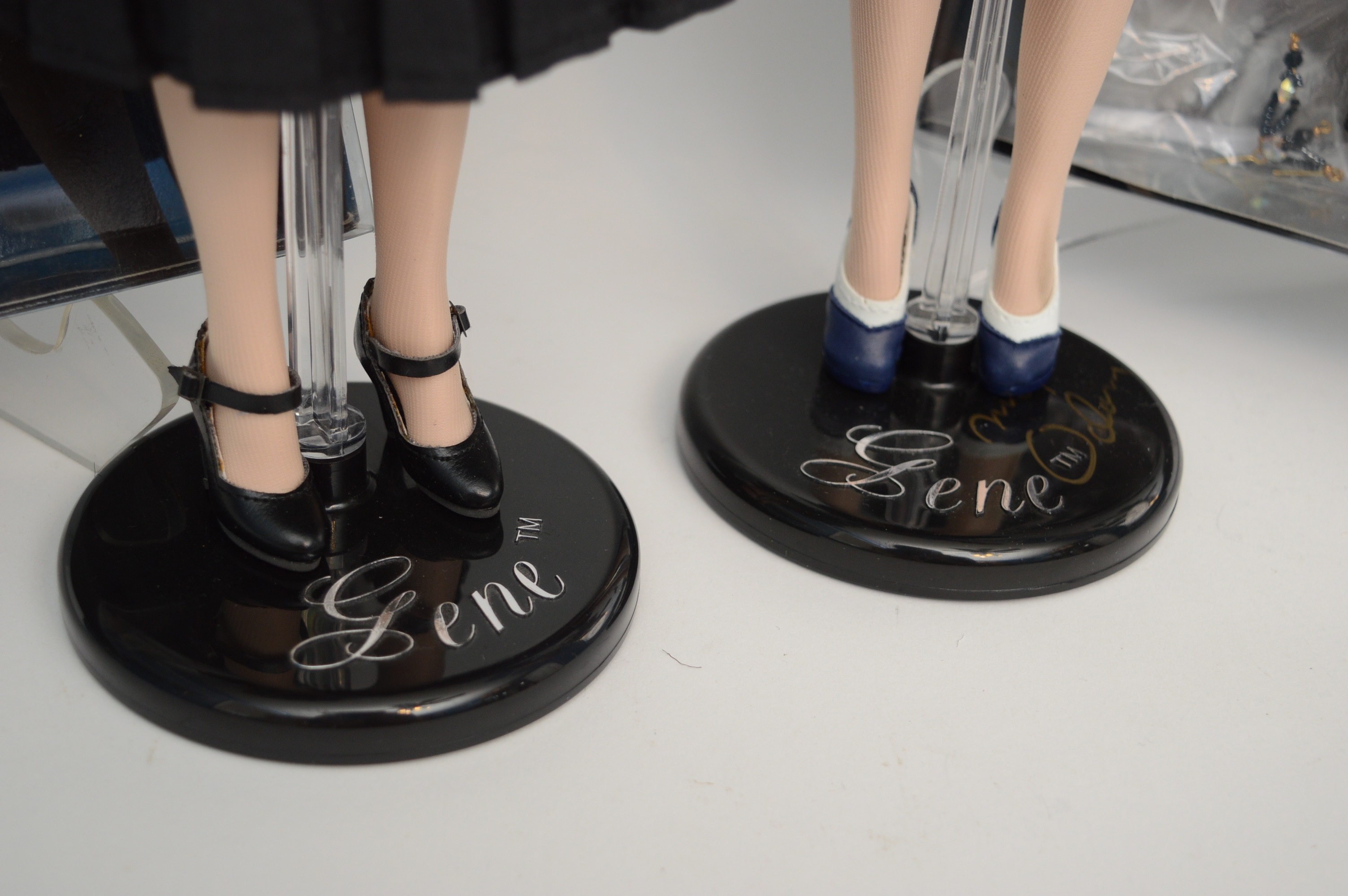 Pair of Gene Dolls with Outfits