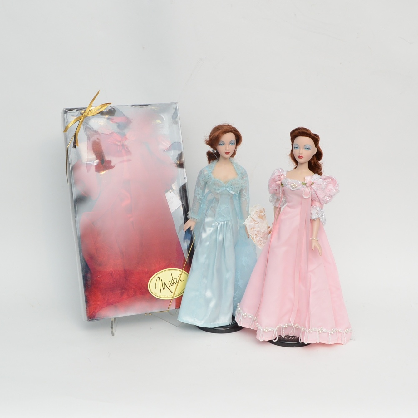 Pair of Gene Dolls with Outfits