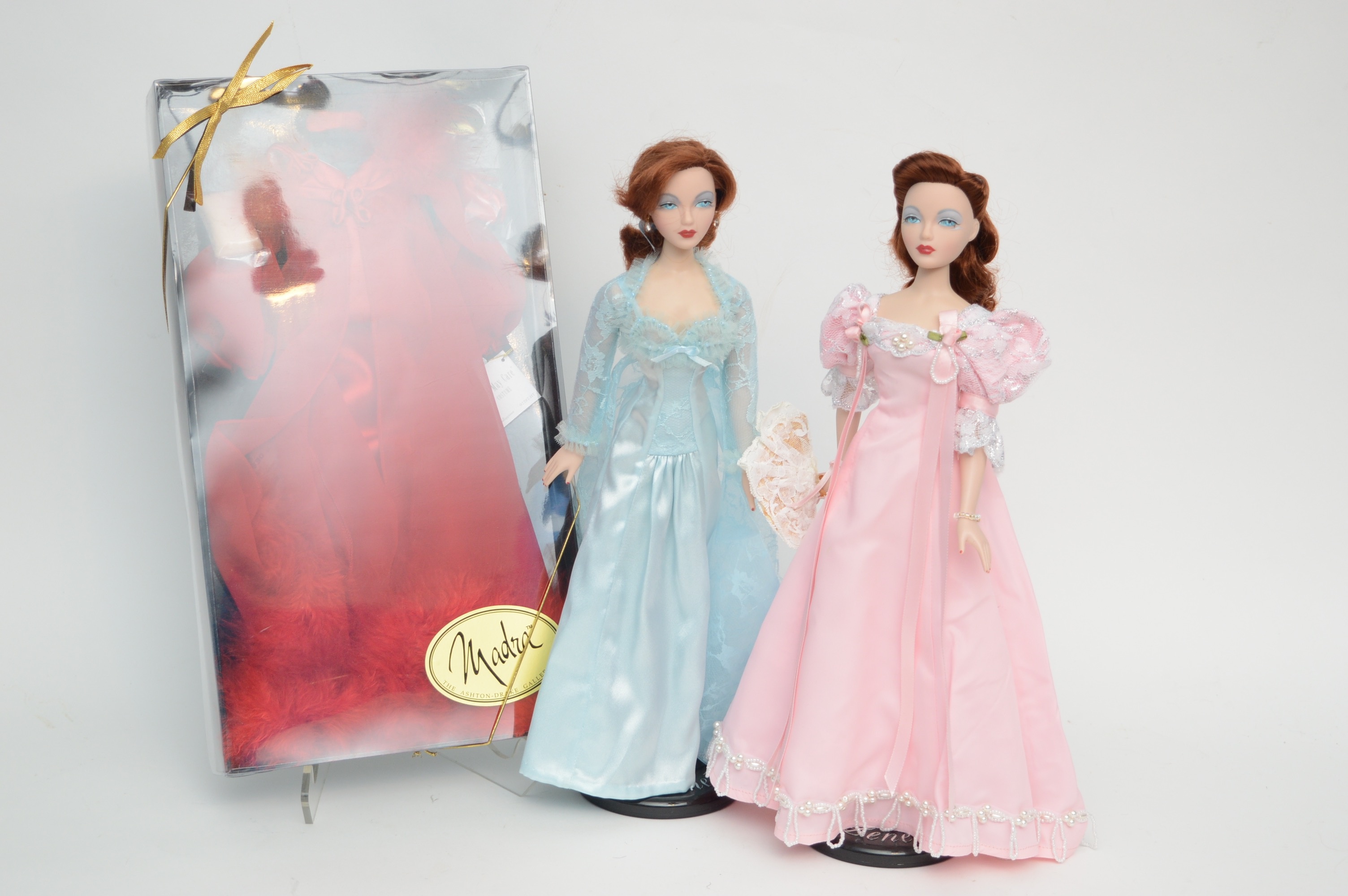 Pair of Gene Dolls with Outfits