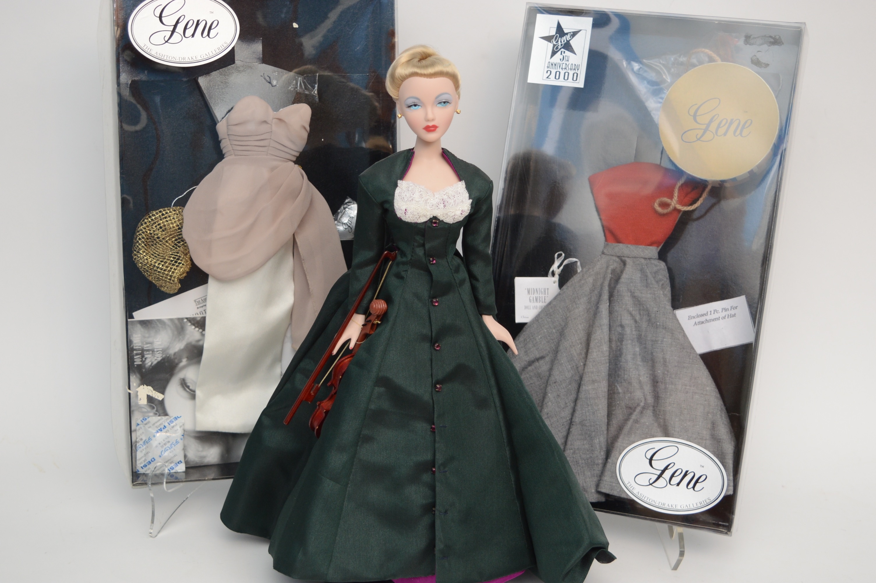 Gene Doll and Two Boxed Outfits