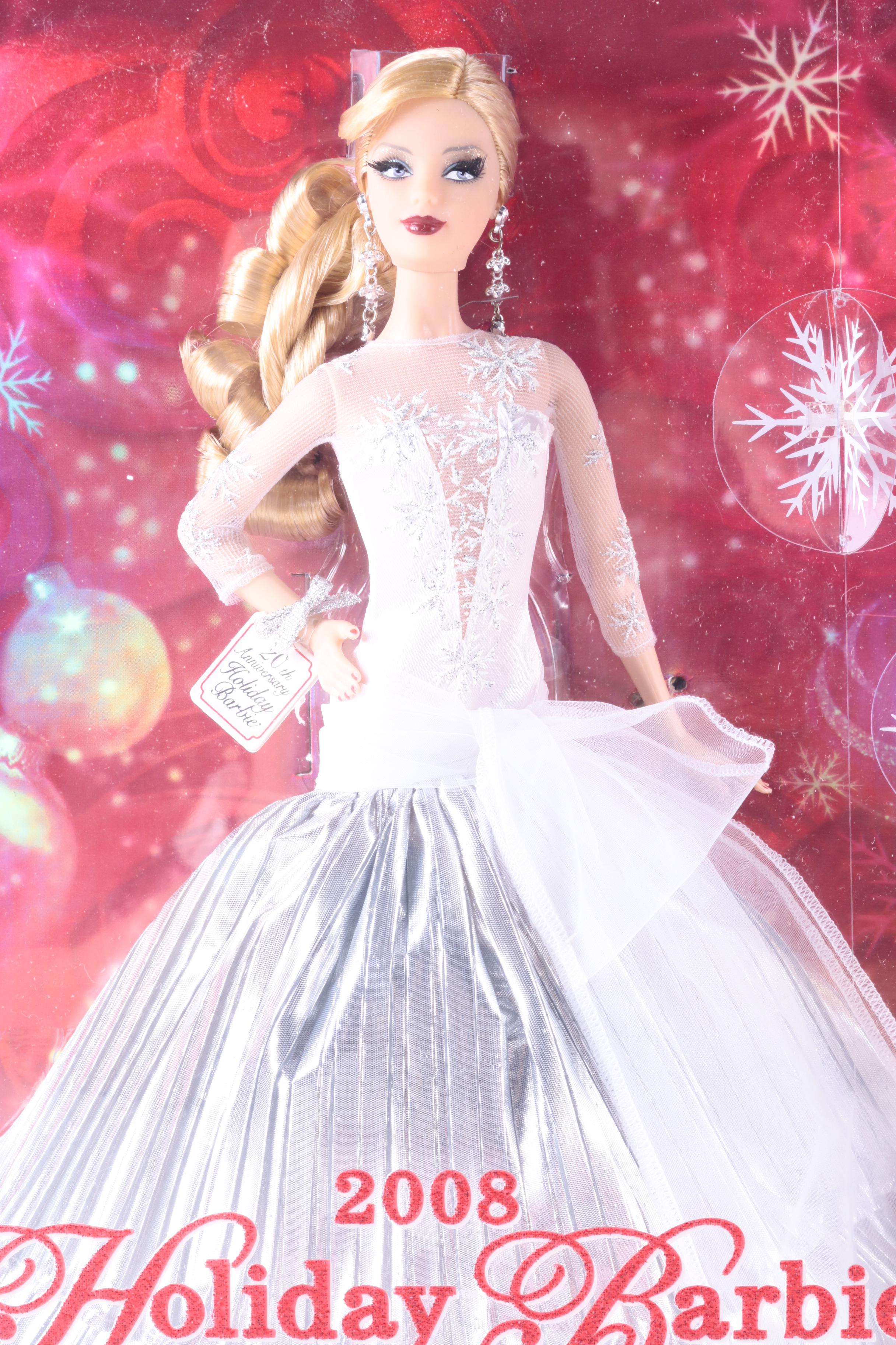 Holiday Barbie Dolls in Original Packaging