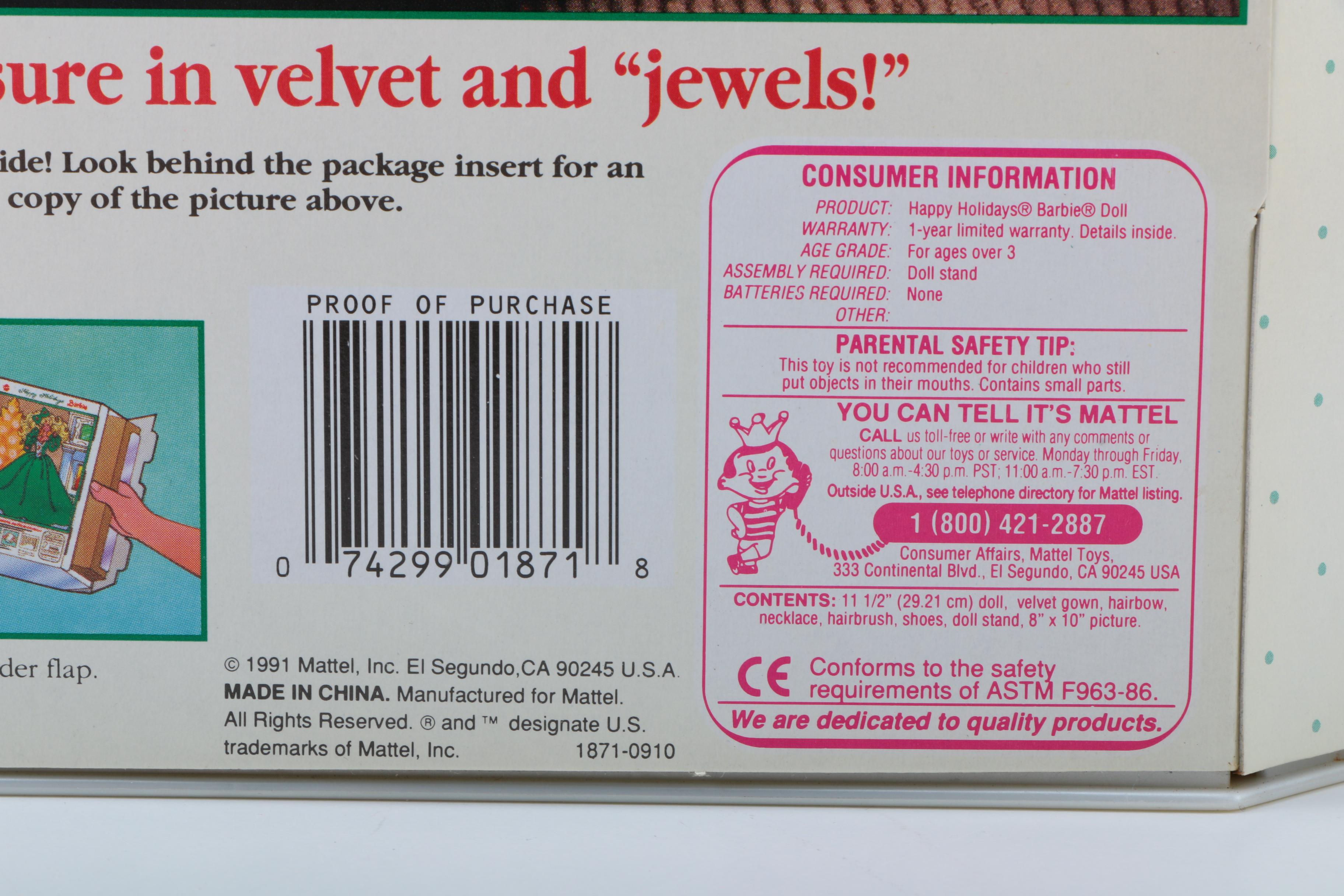 Collection of Vintage Special Edition Holiday Barbies