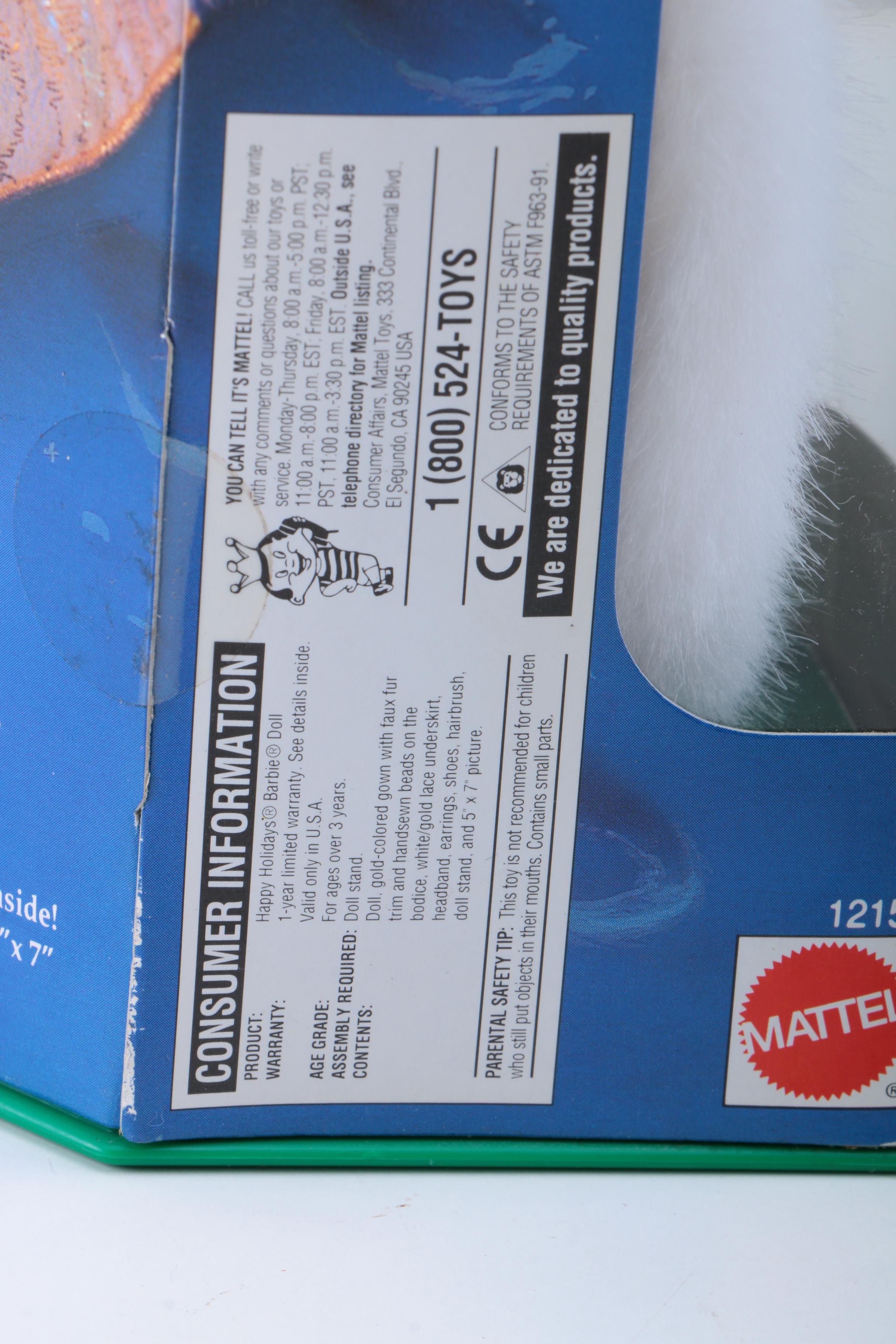 Collection of Vintage Special Edition Holiday Barbies