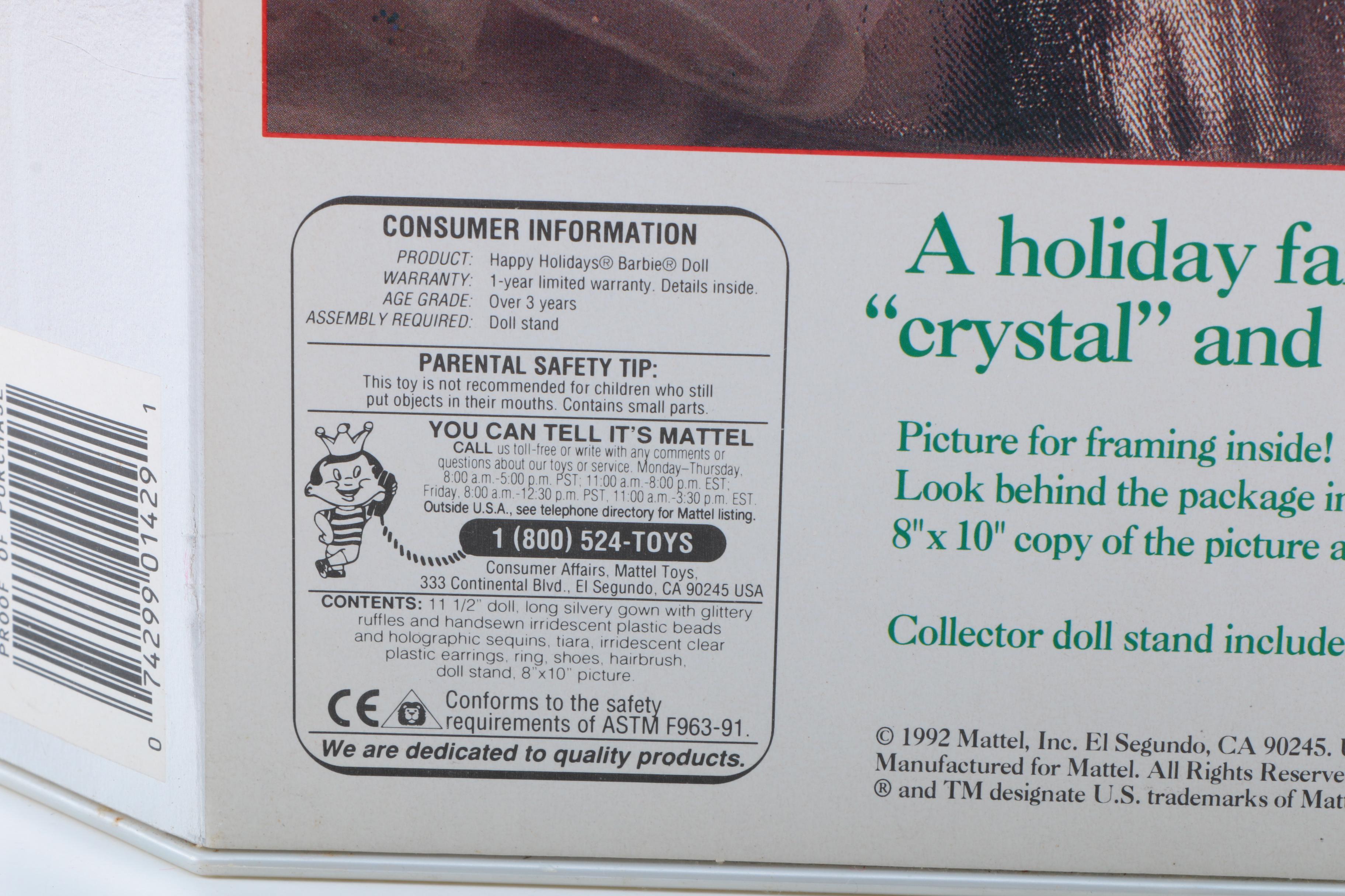 Collection of Vintage Special Edition Holiday Barbies