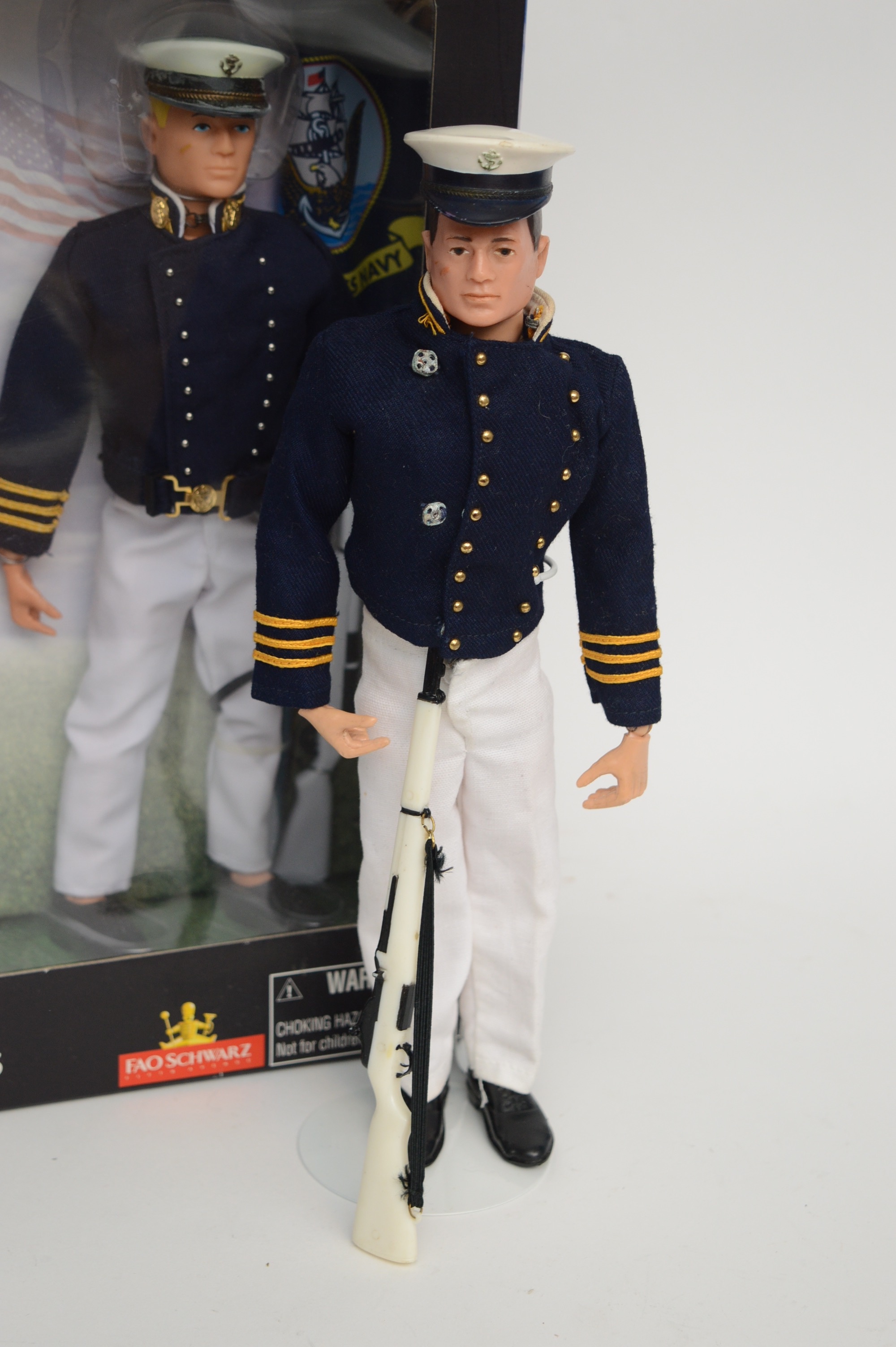 Original West Point 1966 and Annapolis Cadet GI Joe and Reproduction Set