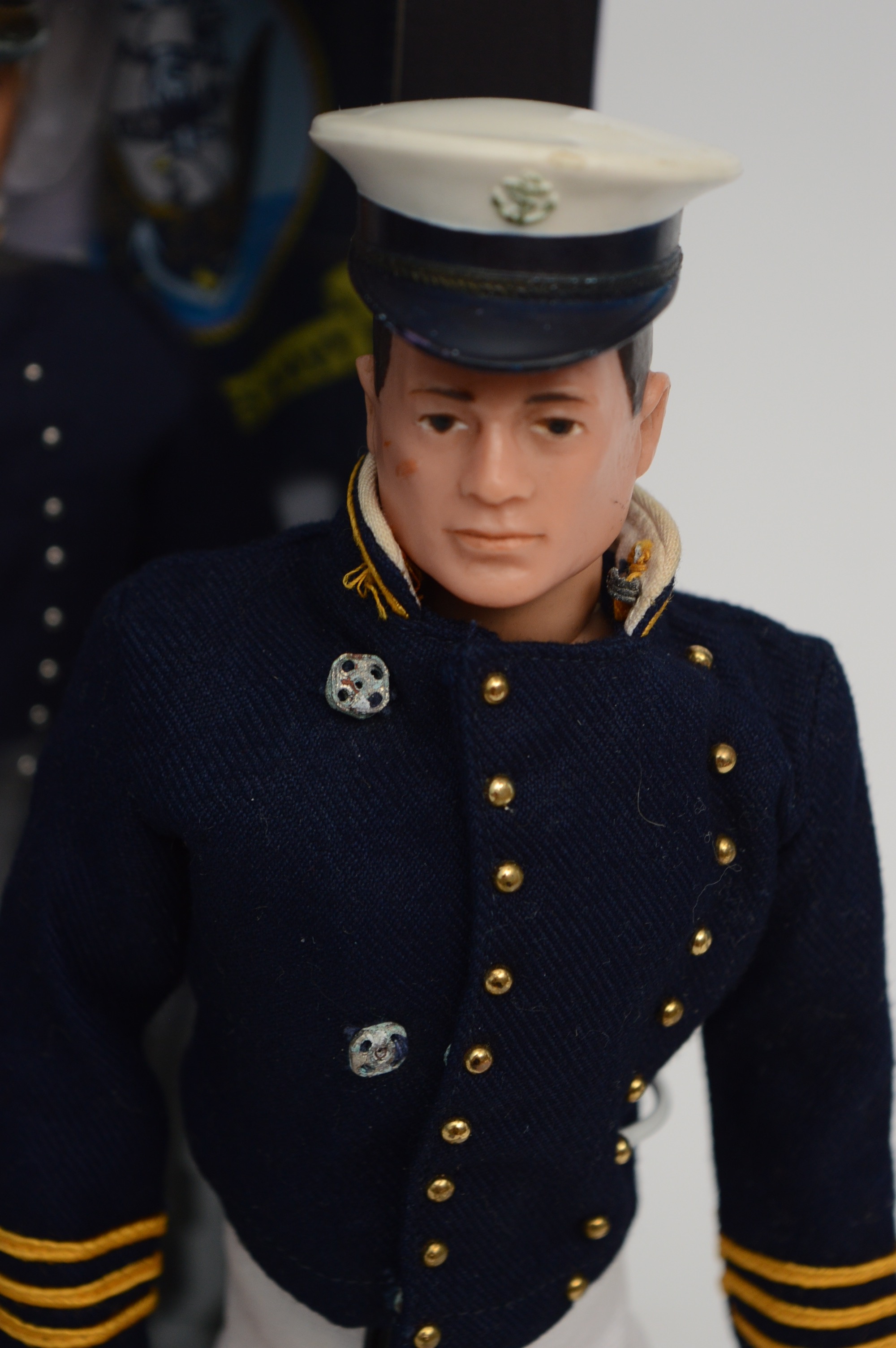 Original West Point 1966 and Annapolis Cadet GI Joe and Reproduction Set