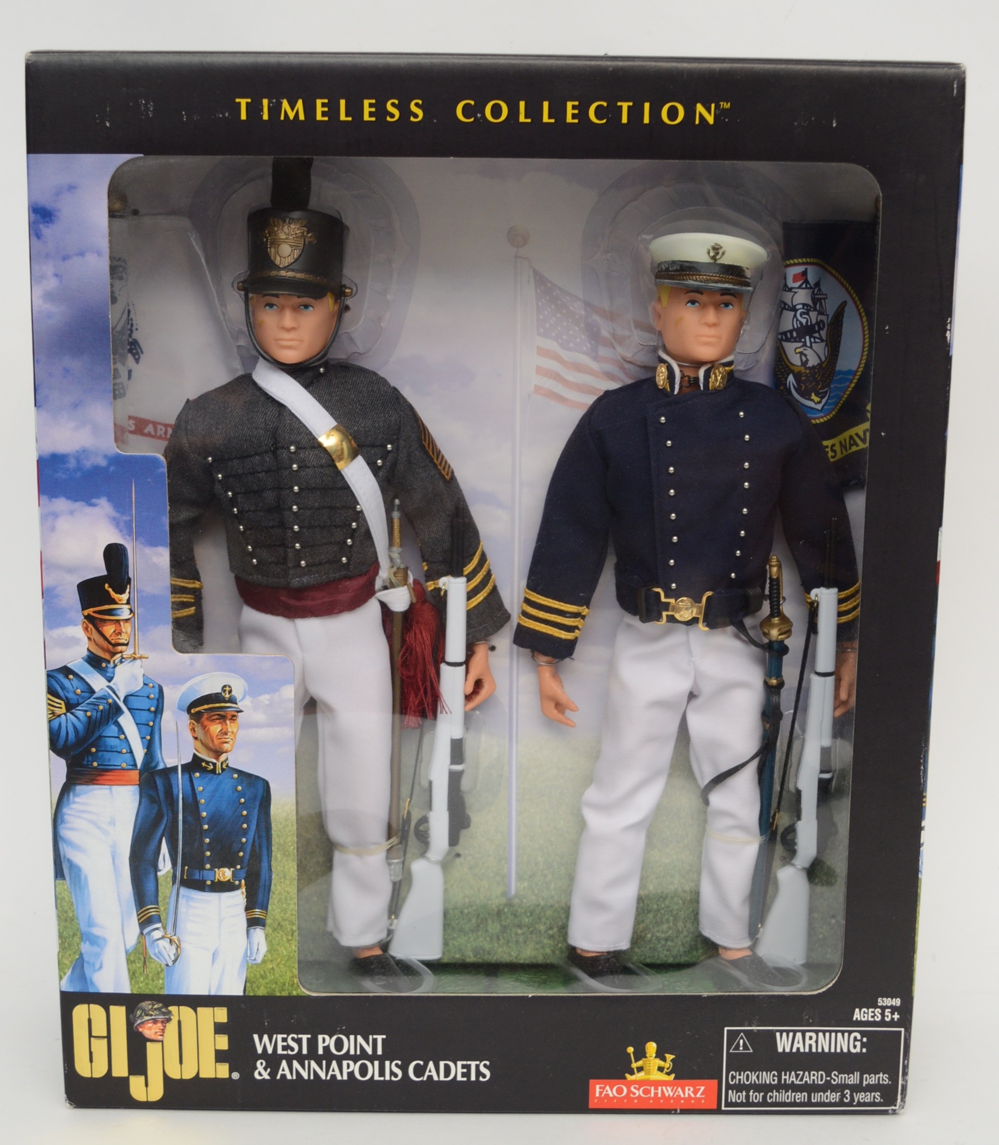Original West Point 1966 and Annapolis Cadet GI Joe and Reproduction Set