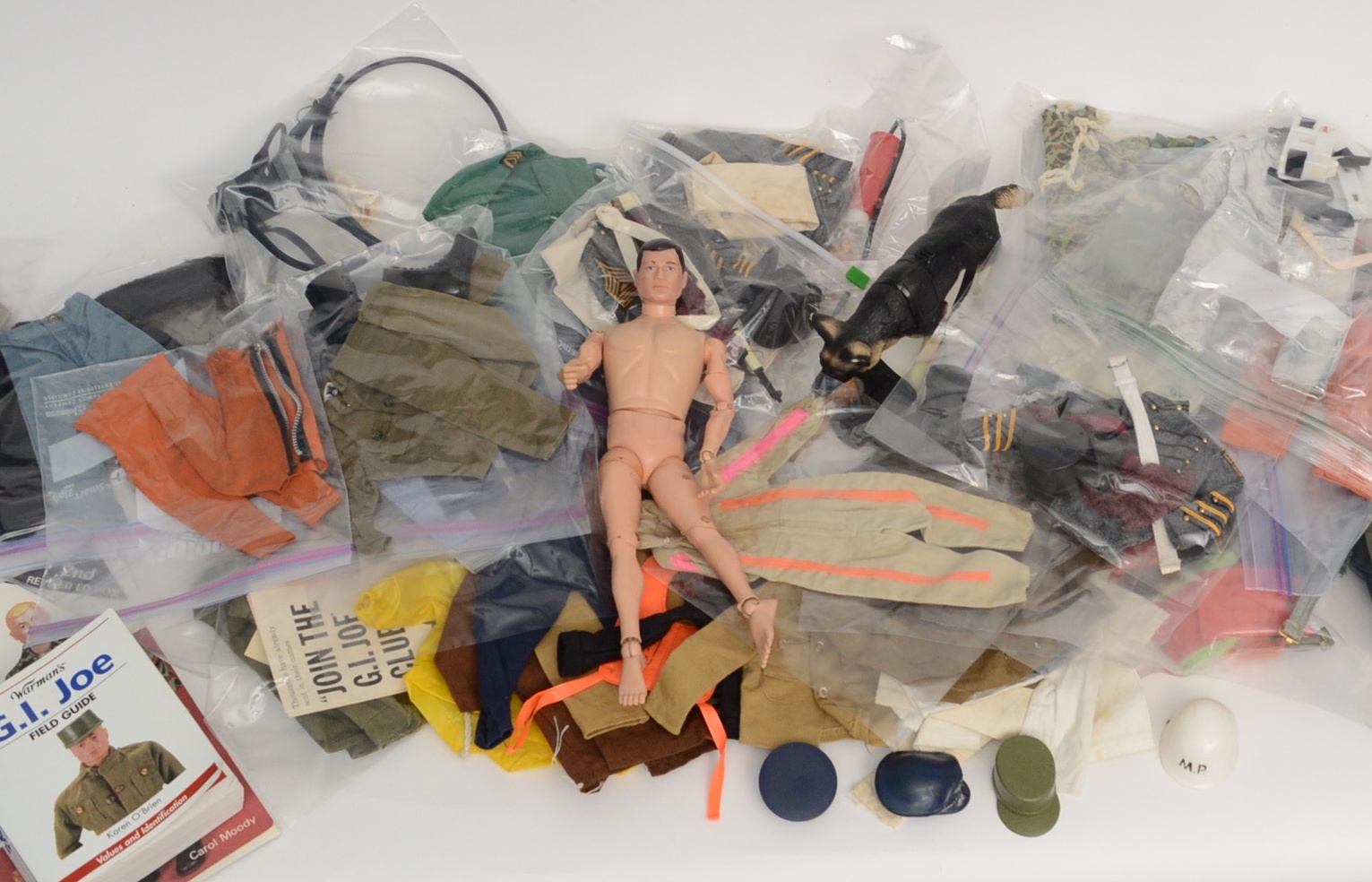 1964 first year GI Joe with GI Joe Outfits and Accessories